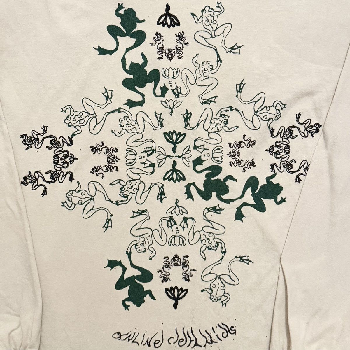 Online Ceramics Online Ceramics Frog Art Use The Birth Long Sleeve Tee Size US L / EU 52-54 / 3 - 3 Thumbnail