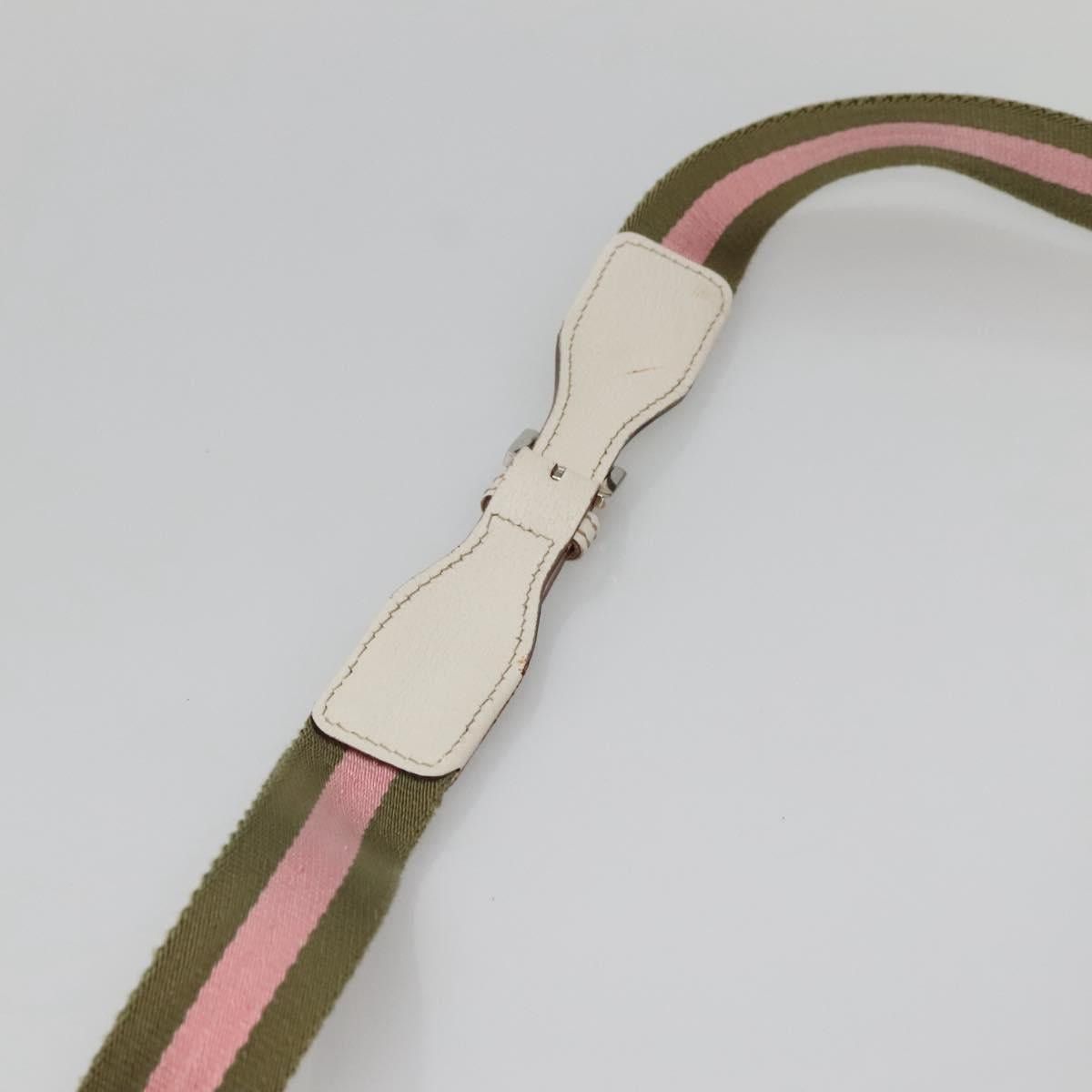 Gucci GUCCI GG Canvas Sherry Line Tote Bag Pink Silver Size ONE SIZE - 8 Thumbnail