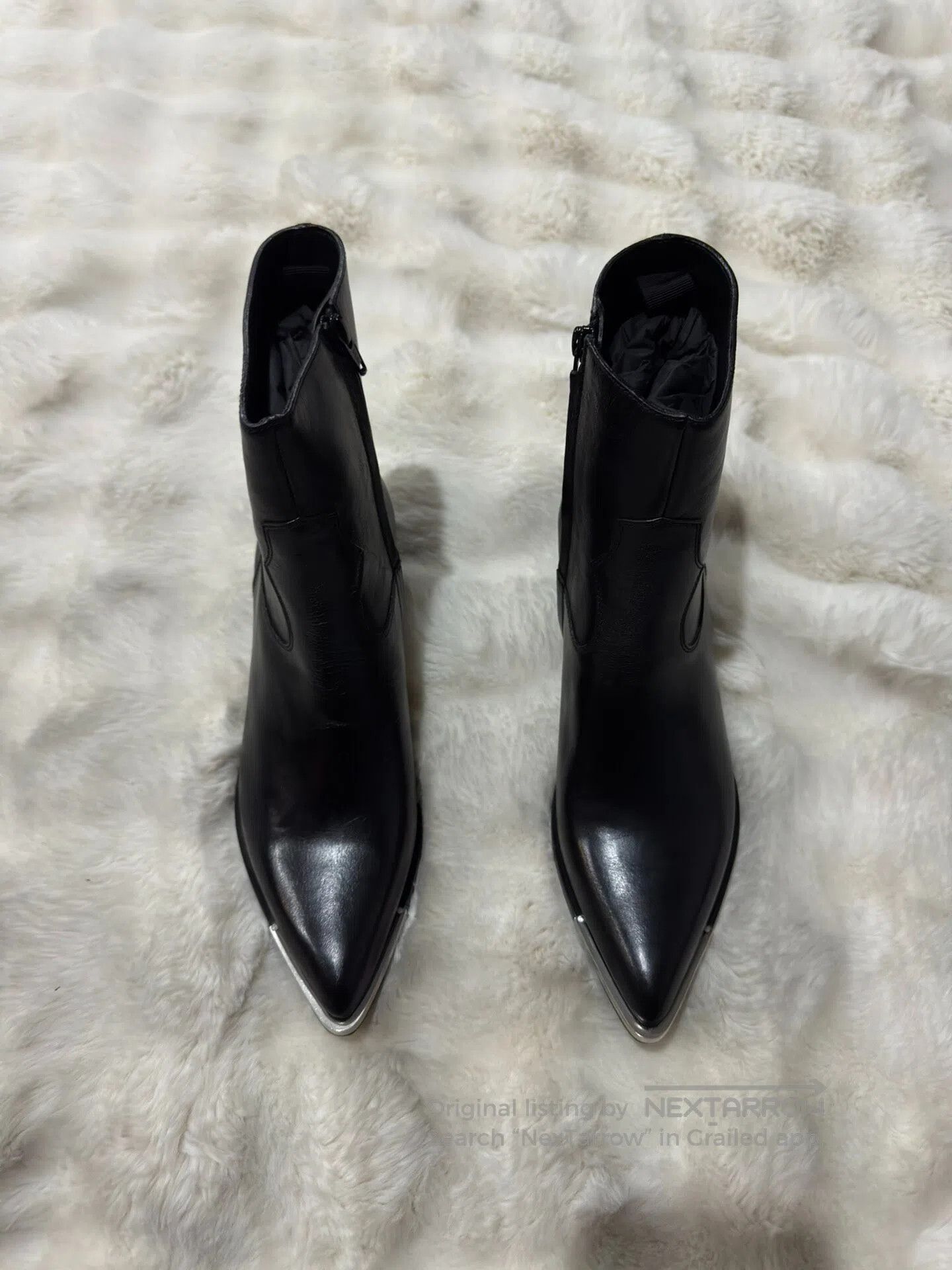 Celine CELINE Metal Toe Zipper Boots| Size US 9.5 / IT 39.5 - 6 Thumbnail