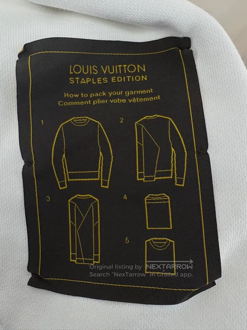 Louis Vuitton Louis Vuitton size 4l Back Instruction sweatshirt Size US M / EU 48-50 / 2 - 6 Thumbnail