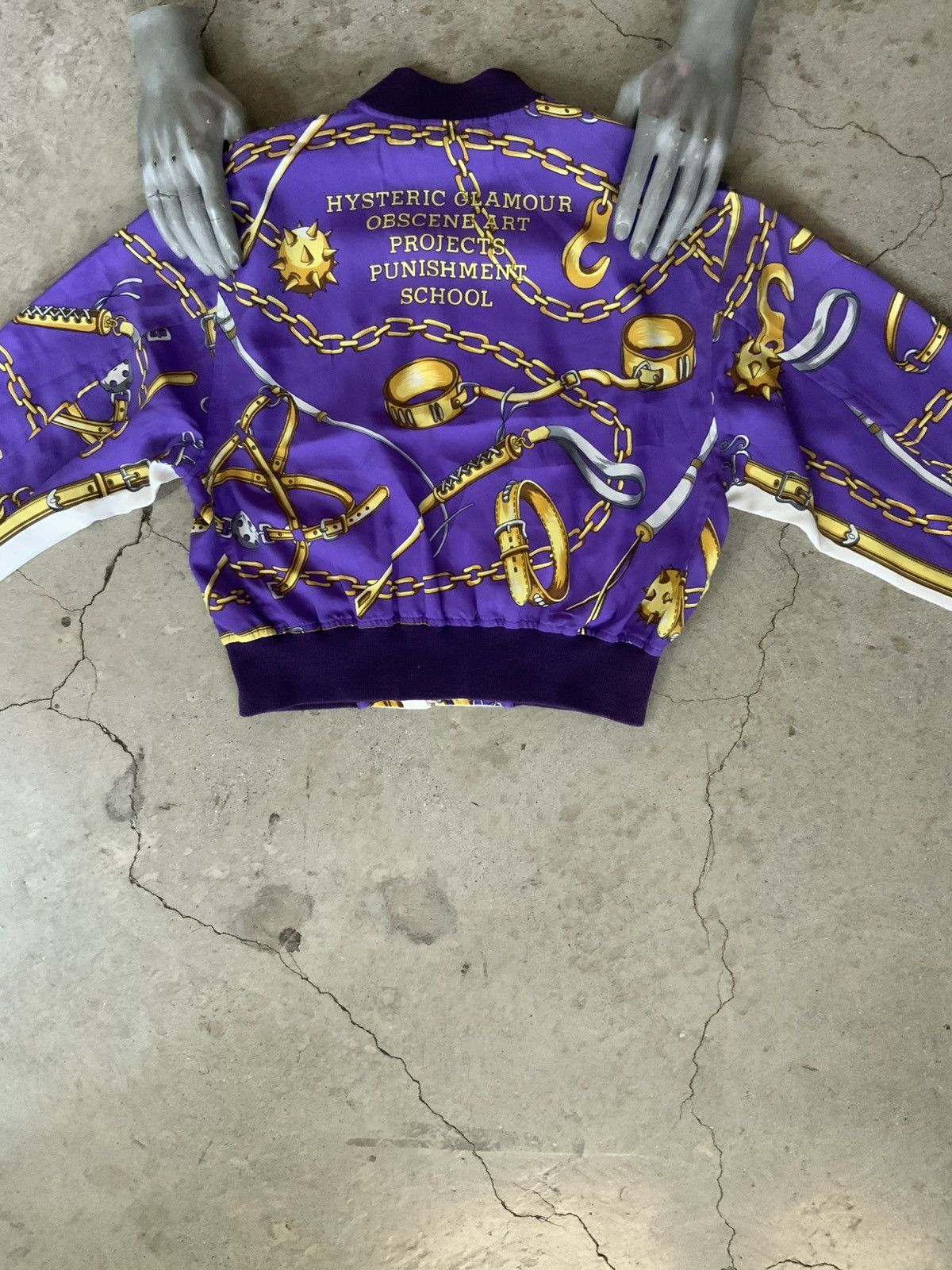 Hysteric Glamour ARCHIVE HYSTERIC GLAMOUR PUNISHMENT SCHOOL SCARF BOMBER Size US M / EU 48-50 / 2 - 2 Thumbnail