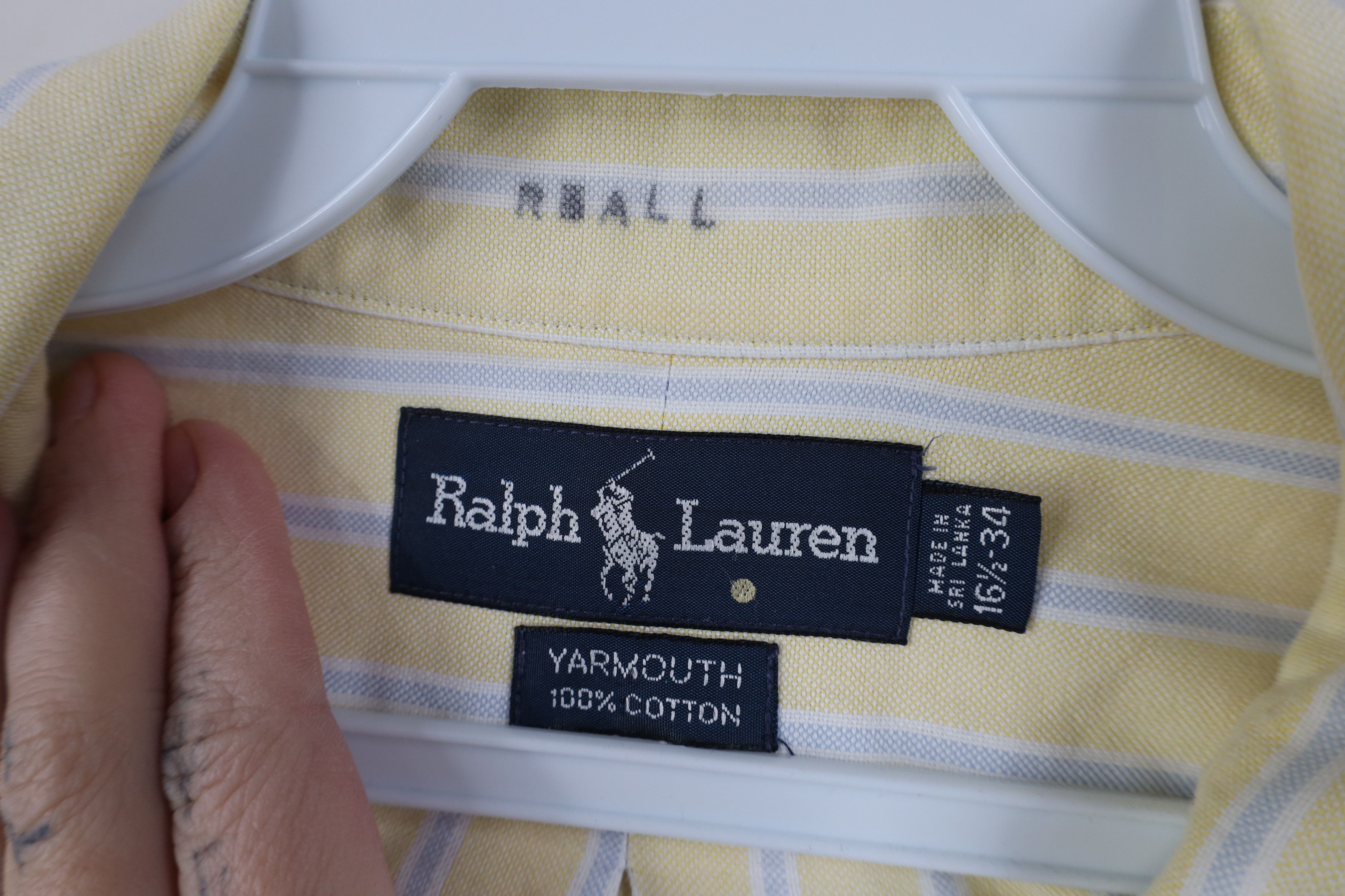Polo Ralph Lauren Vintage 90s Ralph Lauren Oxford Button Down Shirt Cotton Size US M / EU 48-50 / 2 - 6 Thumbnail