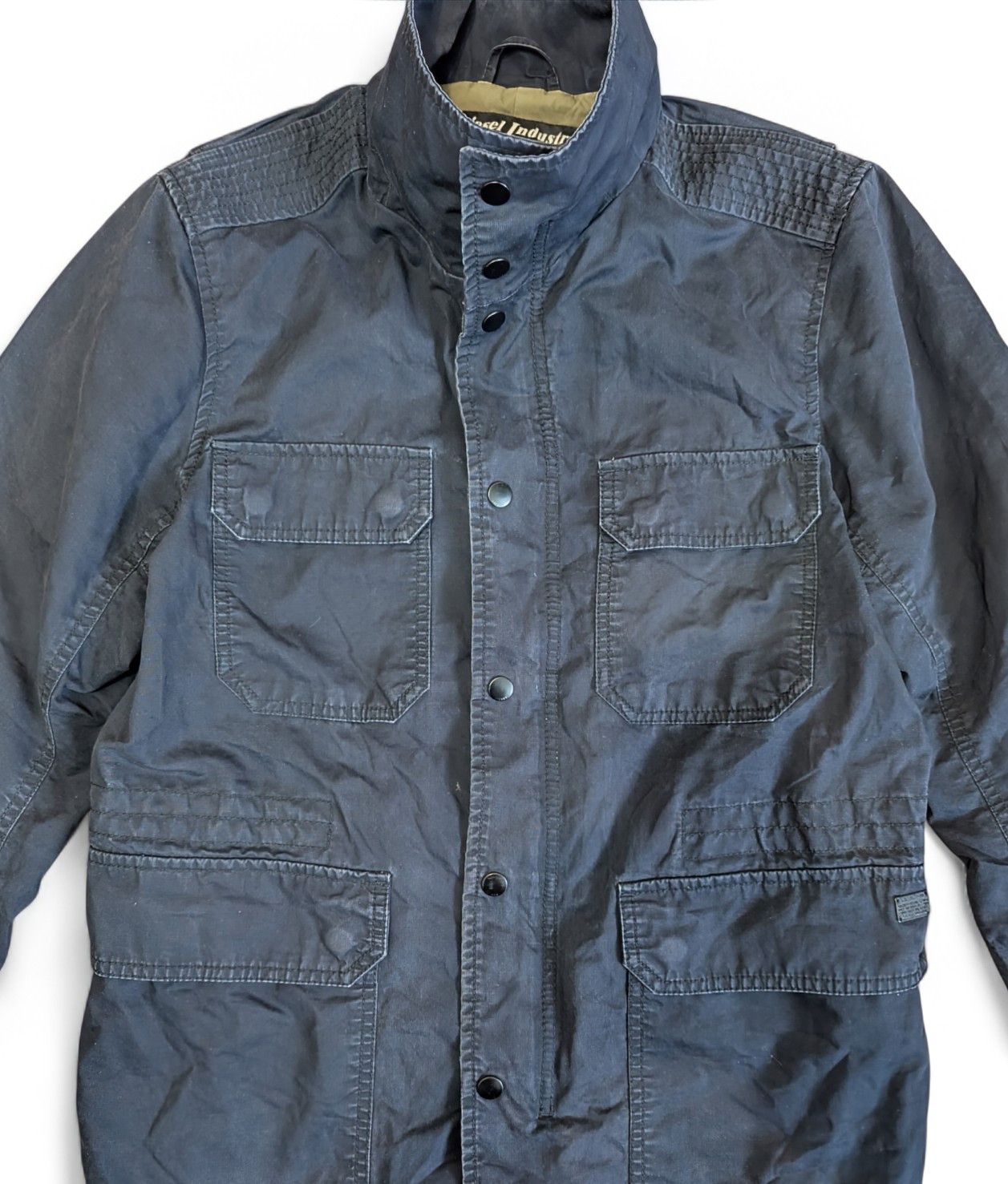 Diesel DIESEL Cargo Jacket Military Field Jacket In Navy Size US S / EU 44-46 / 1 - 7 Thumbnail