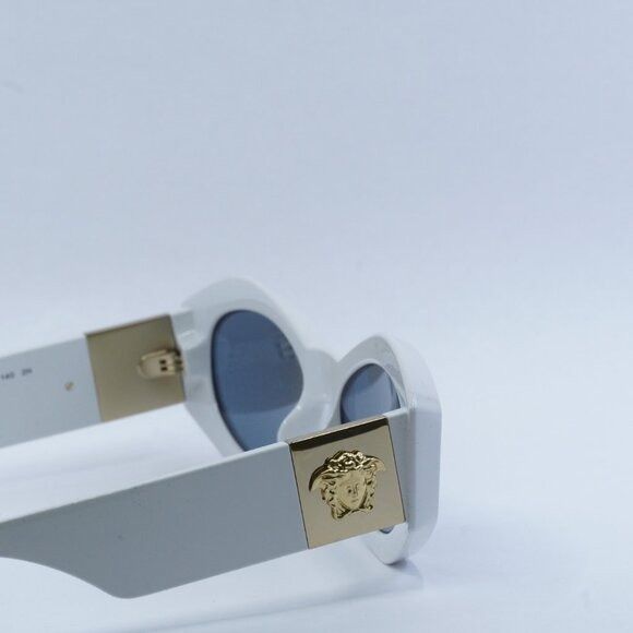 Versace NEW VERSACE VE4466U 546280 WHITE/DARK BLUE SUNGLASSES Size ONE SIZE - 4 Thumbnail