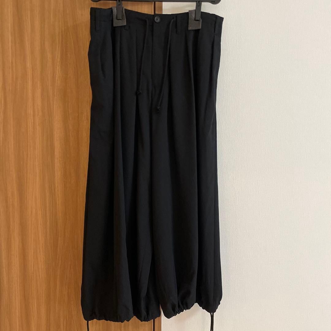 Yohji Yamamoto yohji yamamoto POUR HOMME/Wool gabardine balloon pants Size US 34 / EU 50 - 1 Thumbnail