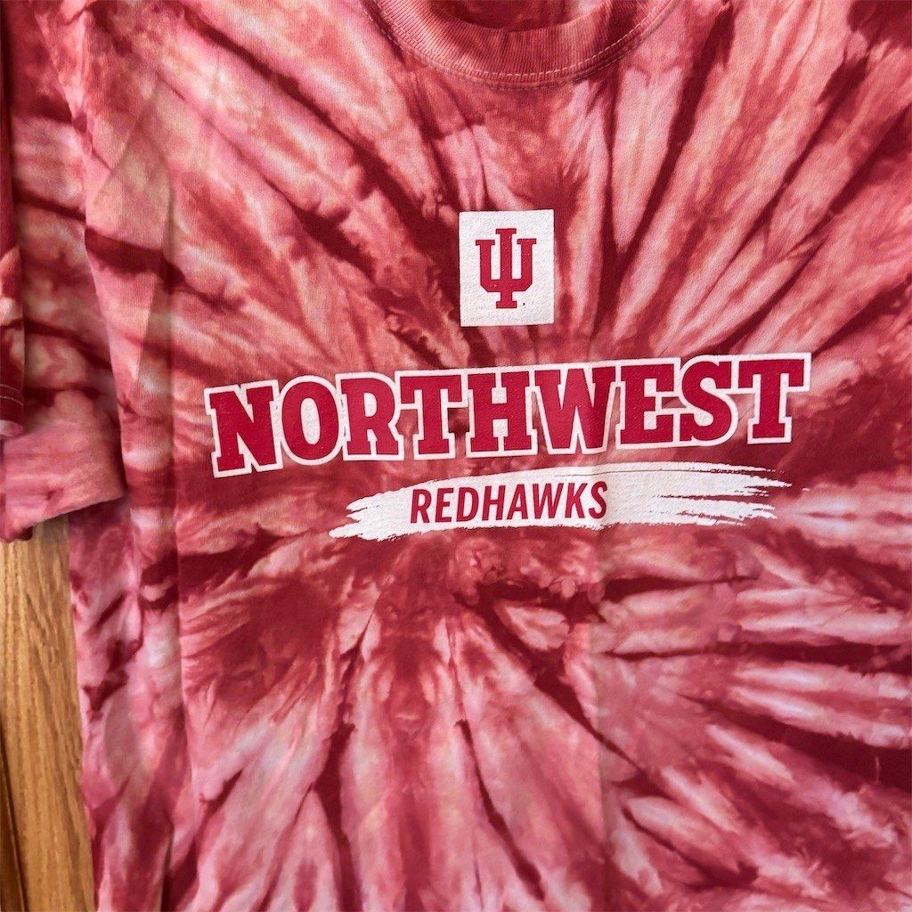 Other IU Northwest Redhawks T-Shirt Mens M Tie-Dye Graphic Size US M / EU 48-50 / 2 - 2 Thumbnail