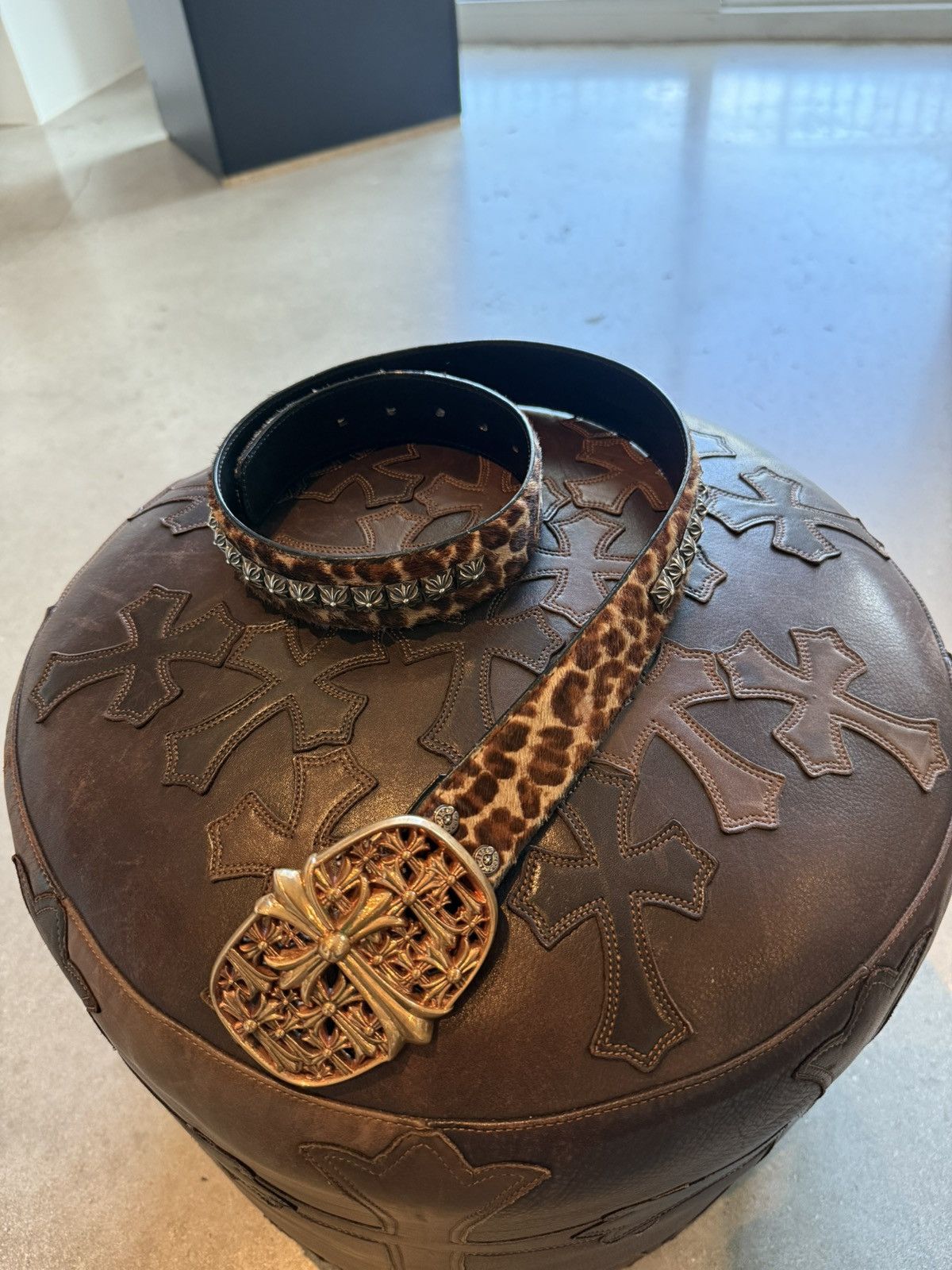 CHROME HEARTS X BELLA HADID CHEETAH STRAP