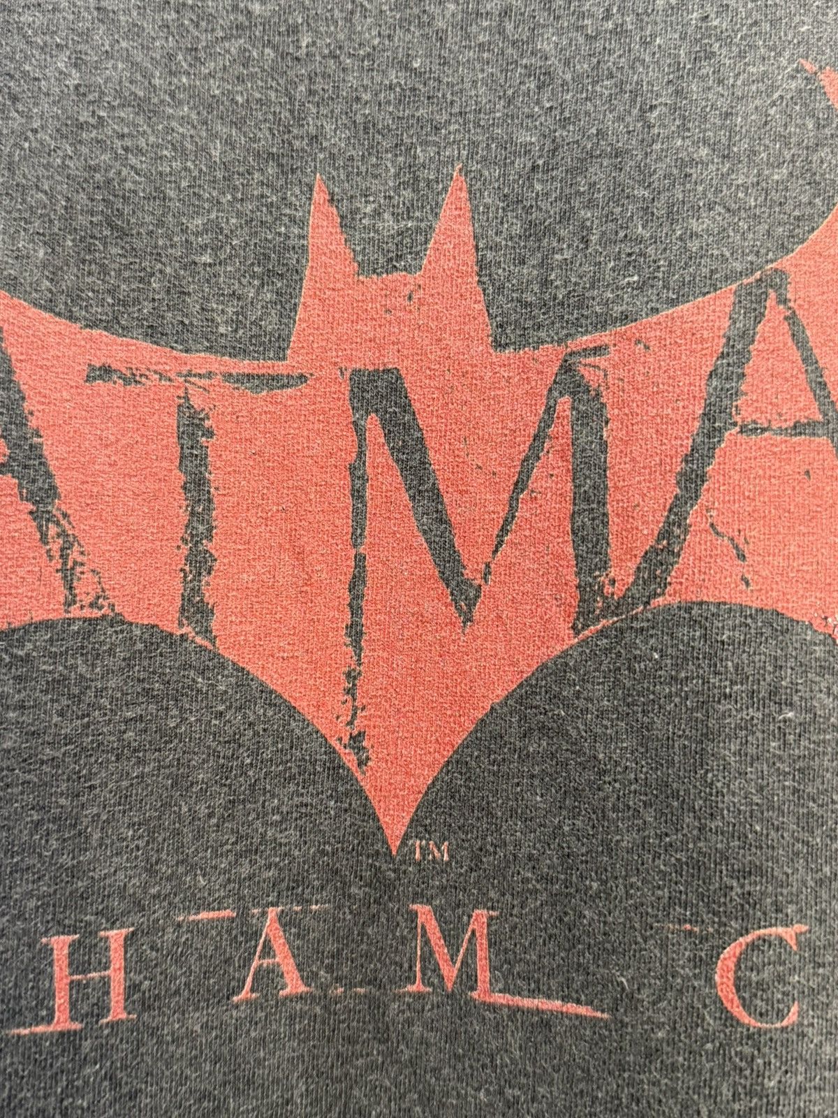 Expert Horror Thrashed Vintage Batman Ark Ham City Movie Sun Faded Tee Size US M / EU 48-50 / 2 - 3 Thumbnail