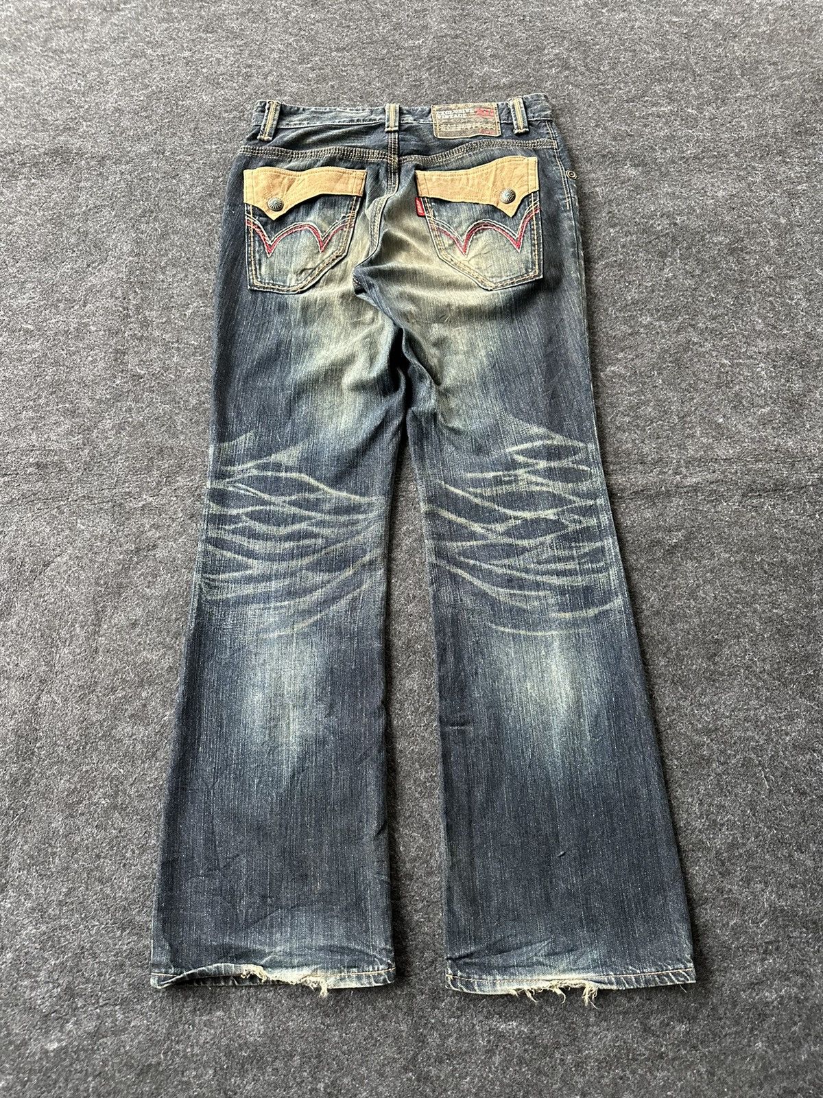 Edwin Vintage Edwin 441XVS Worn Ryaty Mud Wash Denim 32x34 D510 Size US 32 / EU 48 - 2 Thumbnail