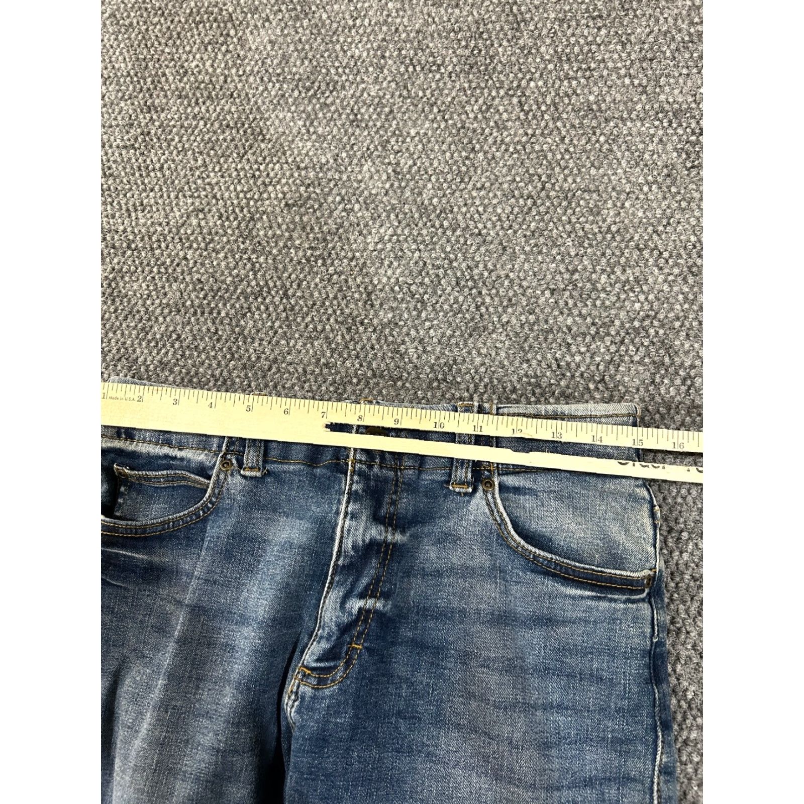 Lee Lee Jeans Mens 31x30 Slim Straight Denim Blue 5-Pocket Regular Cotton Size US 31 - 4 Thumbnail