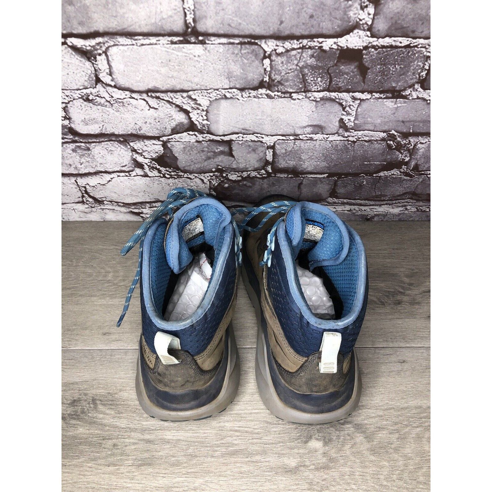Hoka Men's Hoka One One Kaha GTX Gore-Tex Blue & Gray Mid Hiking Size US 8 / IT 38 - 7 Thumbnail