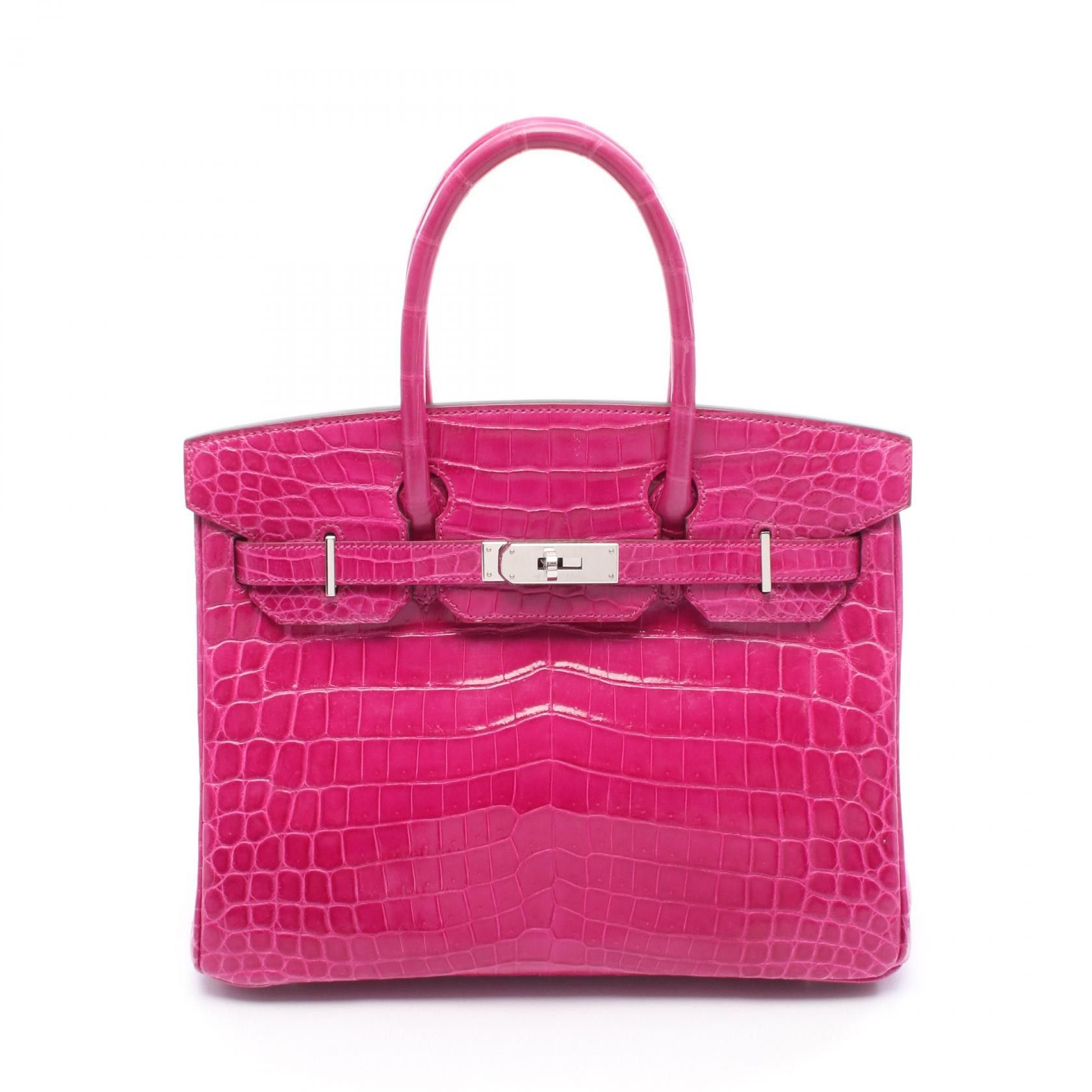 Hermes Hermes Birkin 30 Niloticus Handbag Leather Handbag Stamp Q