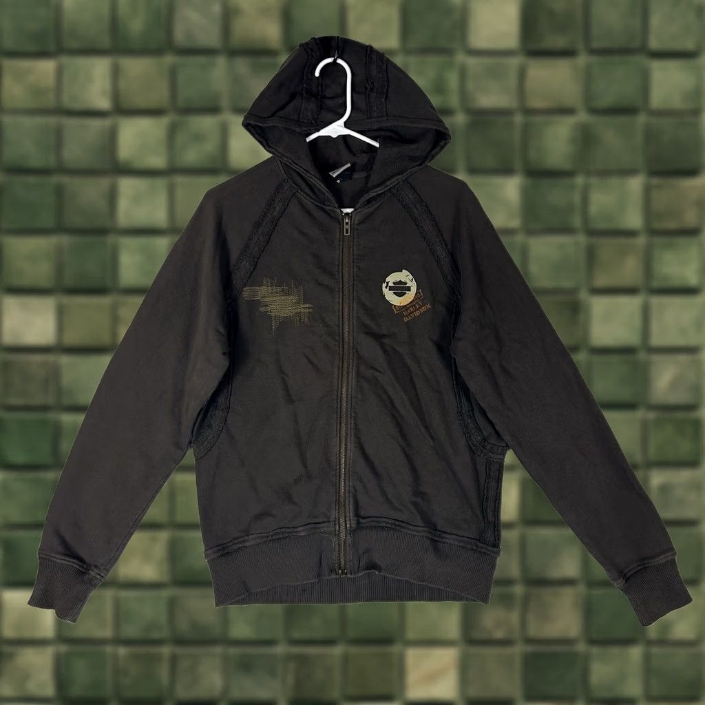 Harley Davidson Harley-Davidson Full Zip Hoodie Womens Size Medium Brown Logo HDMC Shirt Size M / US 6-8 / IT 42-44 - 1 Thumbnail