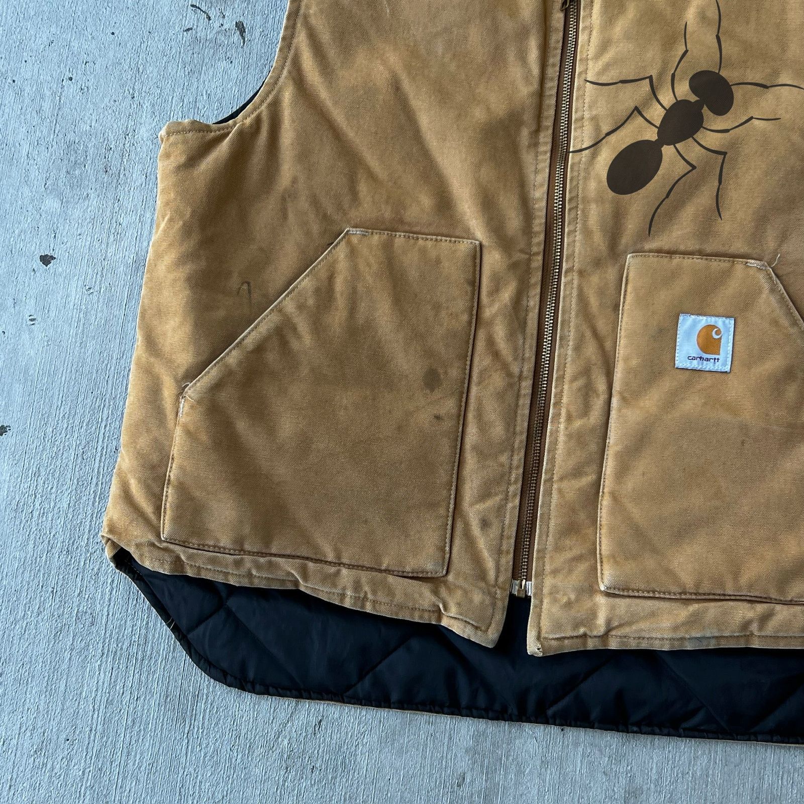 Carhartt × Vintage Carhartt V01 BRN brown work wear vest Size US XL / EU 56 / 4 - 8 Thumbnail
