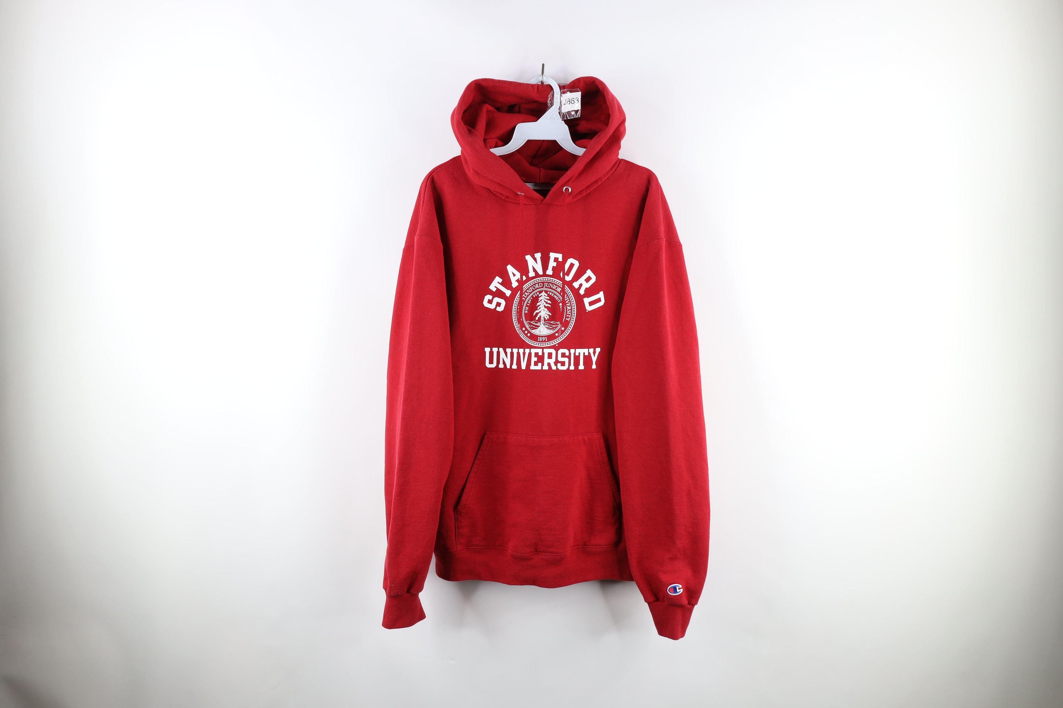 Champion Vintage Vintage Champion Stanford University Hoodie Sweatshirt Red Grailed