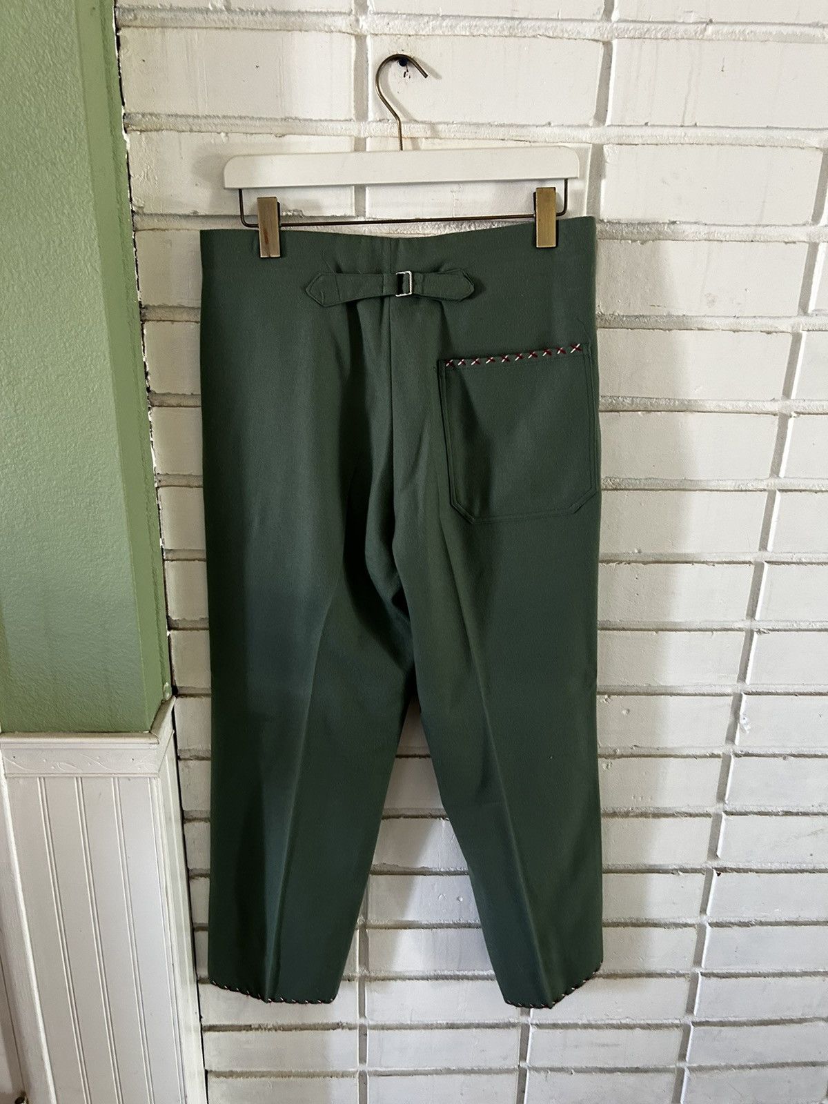 Bode Bode Wool Twill Piping Detail (sz 34) Size US 34 / EU 50 - 2 Thumbnail