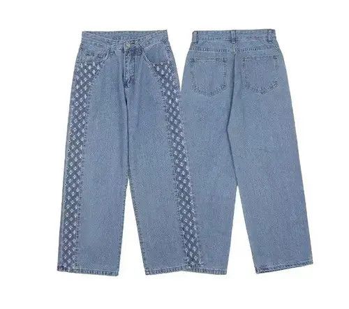 BLAEST 21SS Indigo Union Japan Blue Denim Patchwork Pants Size US 32 / EU 48 - 4 Thumbnail