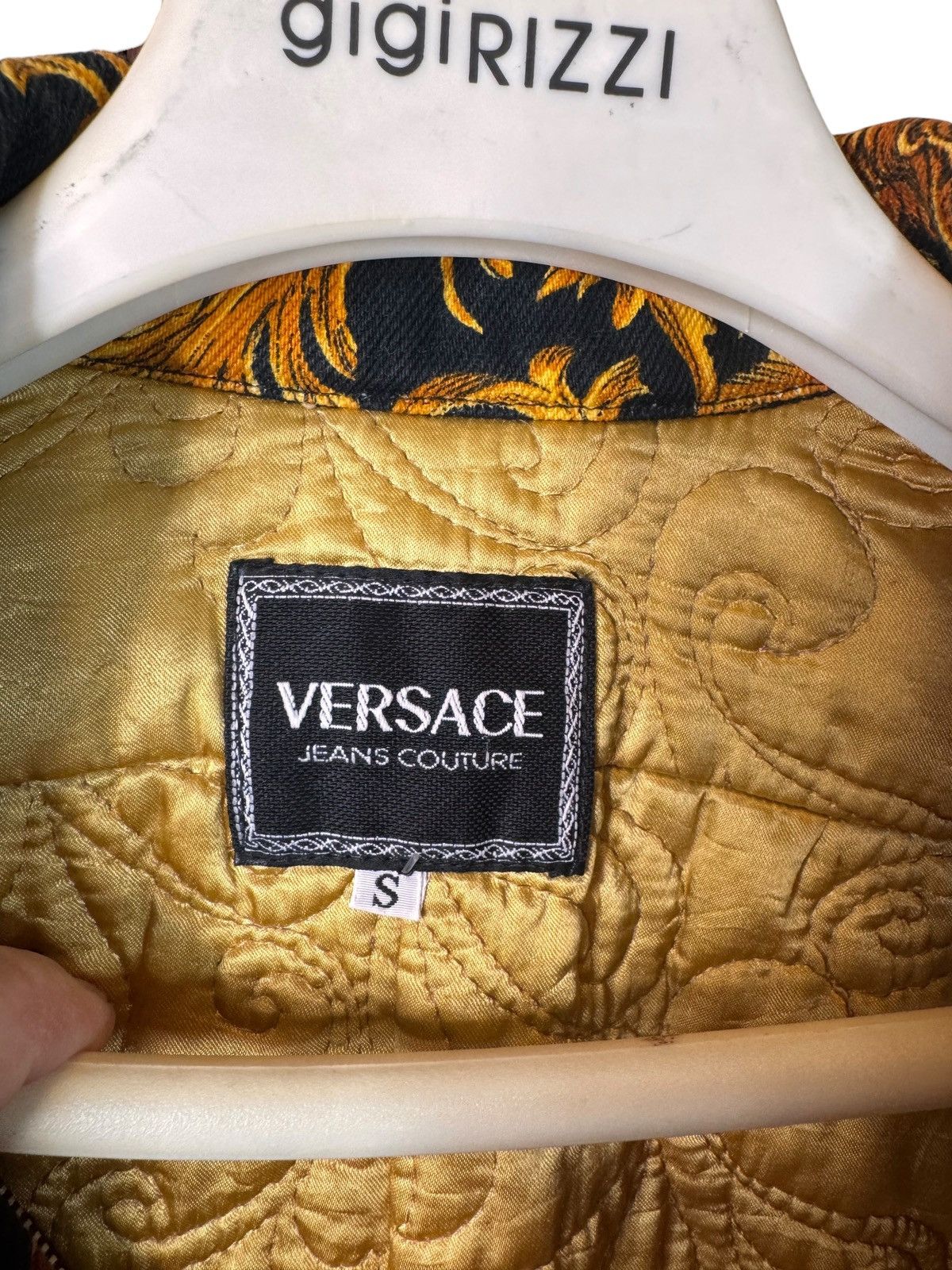 Versace Versace Jeans Couture Baroque Cropped Jacket Size S / US 4 / IT 40 - 7 Thumbnail