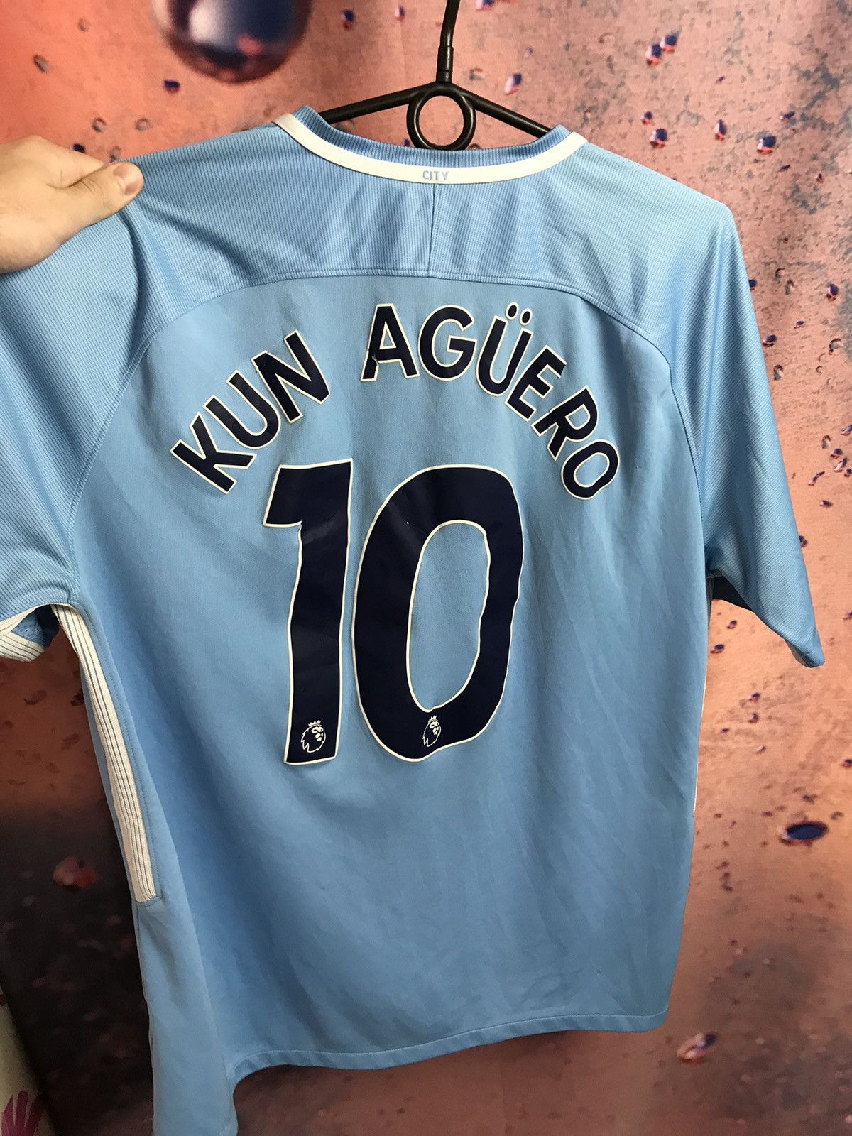 Nike Nike Manchester City Kun Aguero streetwear soccer jersey Size US XL / EU 56 / 4 - 6 Thumbnail