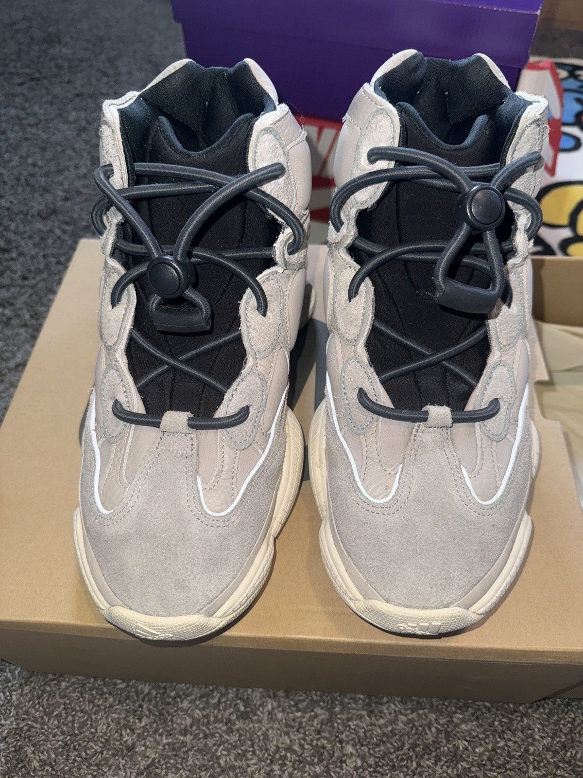 Adidas × Yeezy “Mist Stone” Yeezy 500 High Size US 8.5 / EU 41-42 - 5 Thumbnail