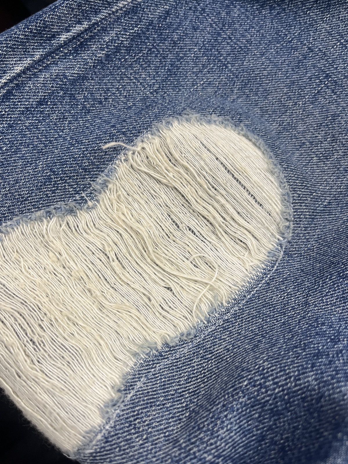 Japanese Brand 🇯🇵 Distressed Beauty & Youth United Arrows Selvedge Jeans Size US 32 / EU 48 - 17 Thumbnail