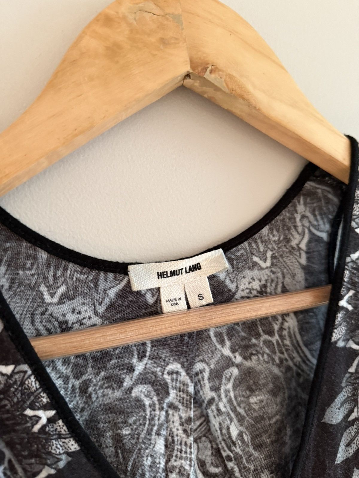 Helmut Lang Vintage Archive Helmut Lang Sheer Printed Tank Top Size S / US 4 / IT 40 - 3 Thumbnail