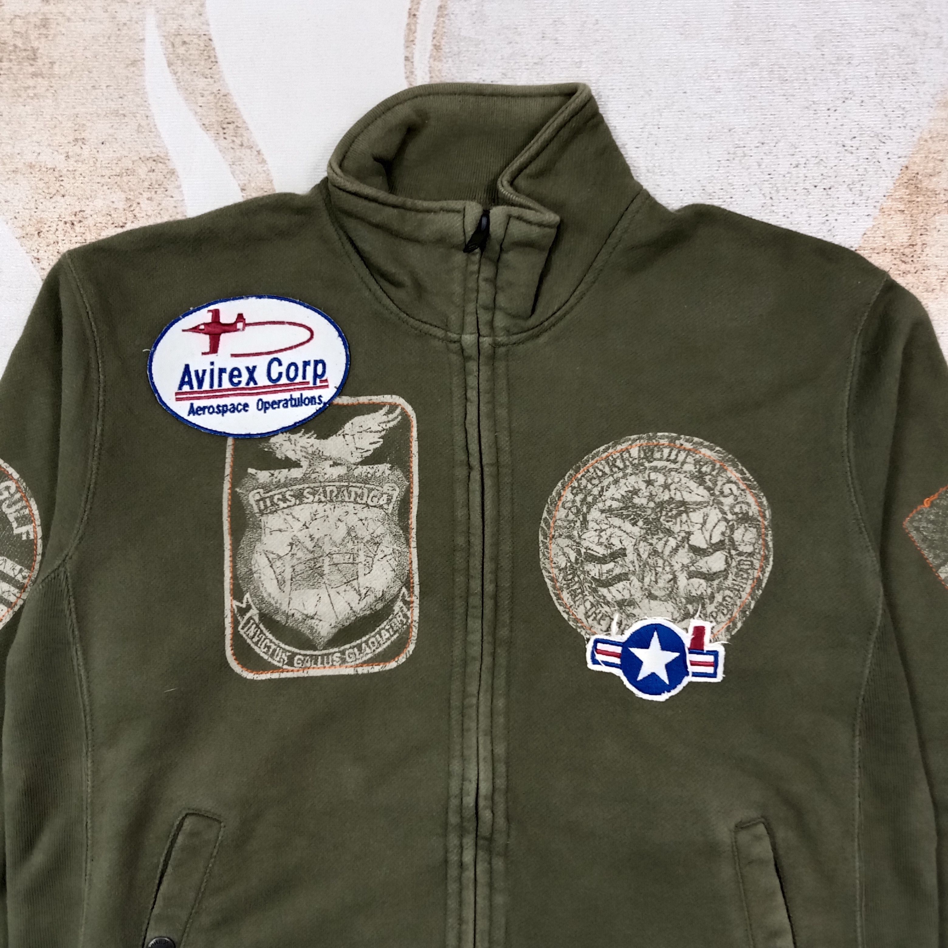 Avirex Avirex Corp Air Force Sweater Jacket C270N2 Size US M / EU 48-50 / 2 - 2 Thumbnail