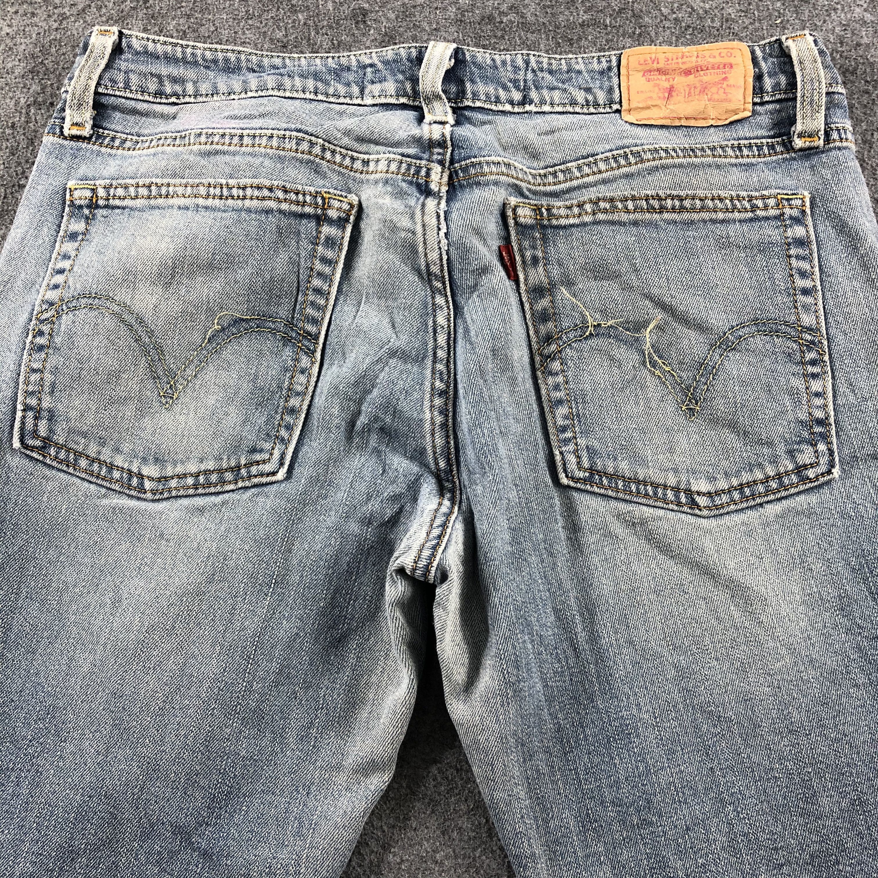 Levi's Vintage Blue Wash Levis 518 Jeans-J2354 Size US 33 - 4 Thumbnail