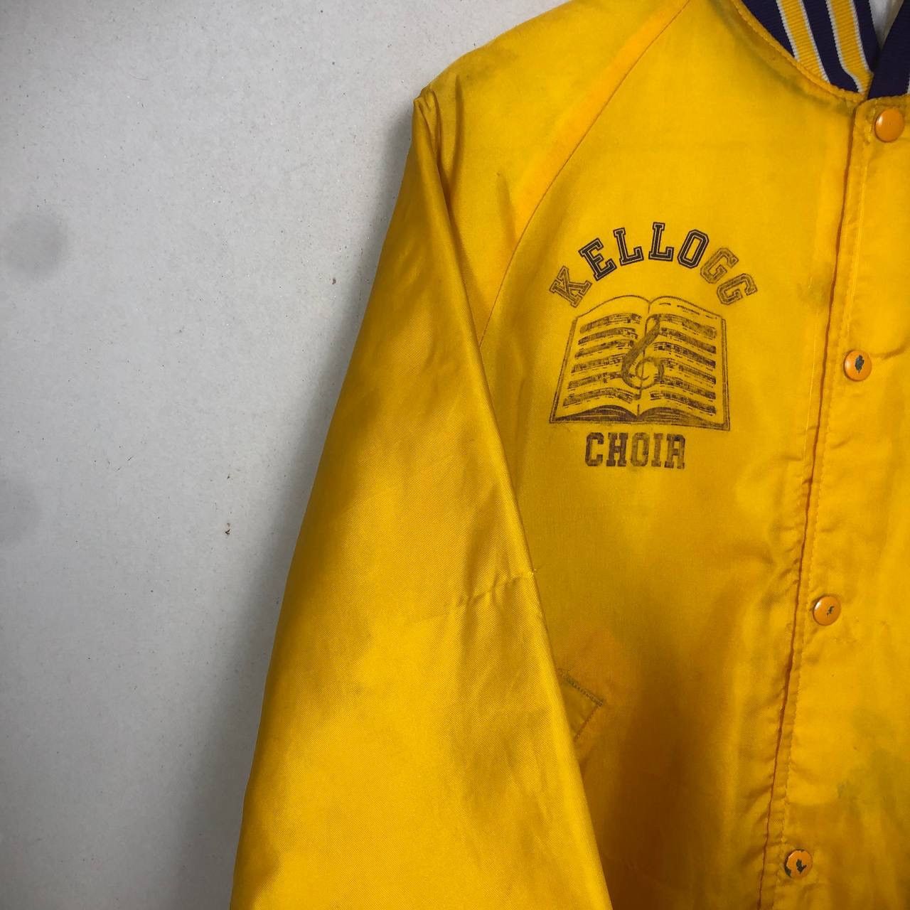 Japanese Brand Vintage Kellog Varsity Baseball Bomber Flight Jacket Size US L / EU 52-54 / 3 - 6 Thumbnail