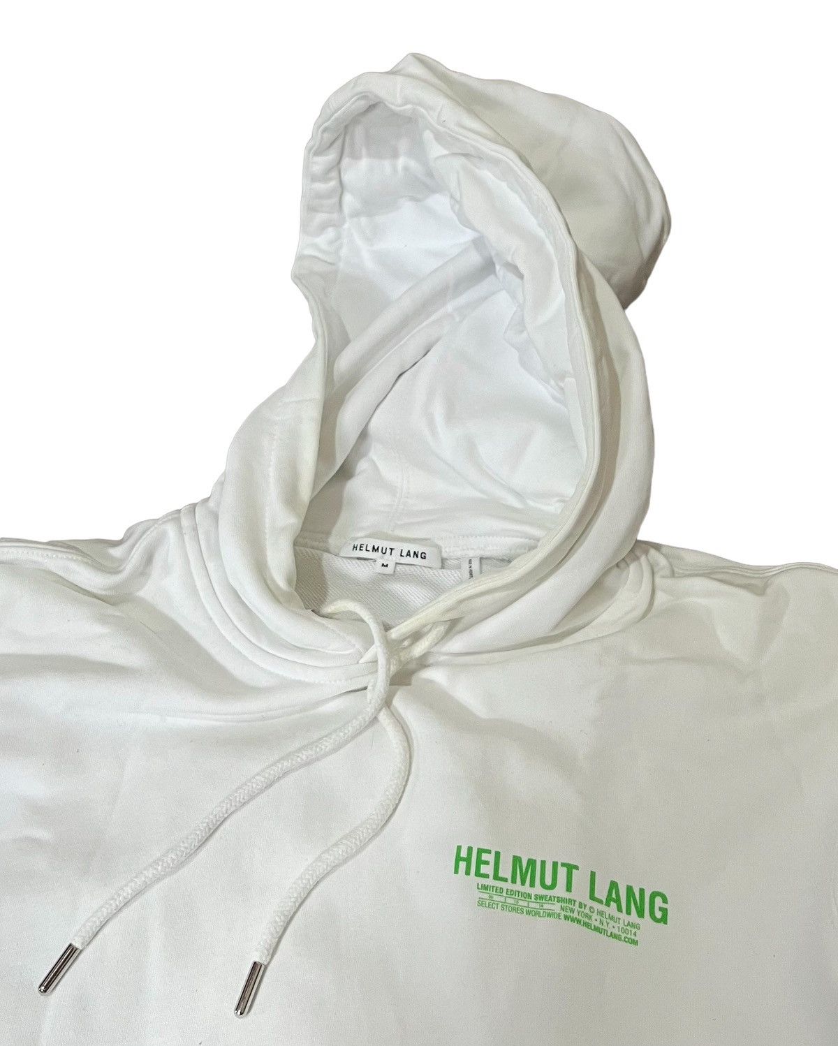 Helmut Lang *FINAL DROP* Helmut lang logo white hoodie Size US M / EU 48-50 / 2 - 2 Thumbnail