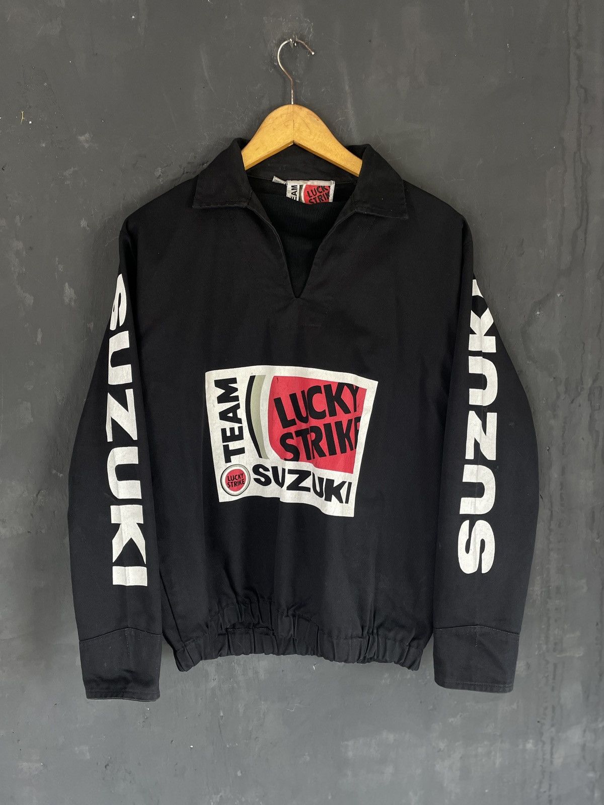 Other 1980's Suzuki Drill Top Kevin Scwhantz Lucky Strike Team Size US M / EU 48-50 / 2 - 1 Thumbnail