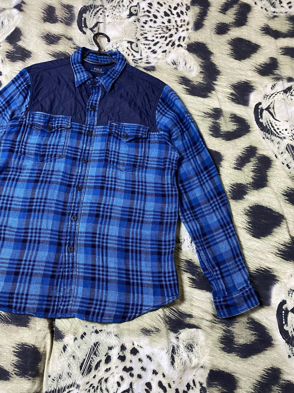 Polo Ralph Lauren × Vintage Polo Ralph Lauren Plaid Button Up Long Sleeve Size US L / EU 52-54 / 3 - 7 Thumbnail