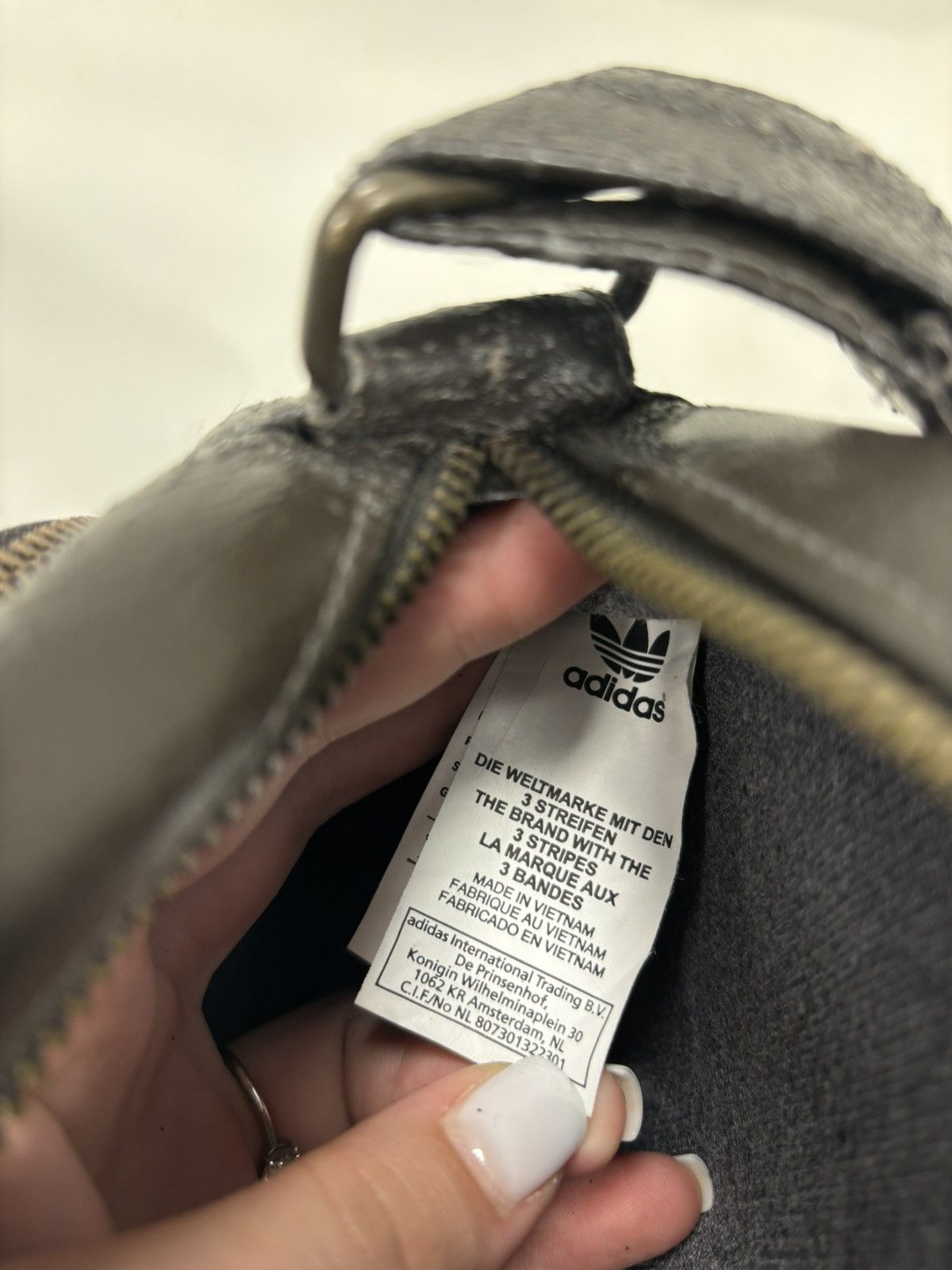 Adidas Vintage Adidas Samba Y2K Hype Brown Leather Messenger Bag Size ONE SIZE - 16 Thumbnail