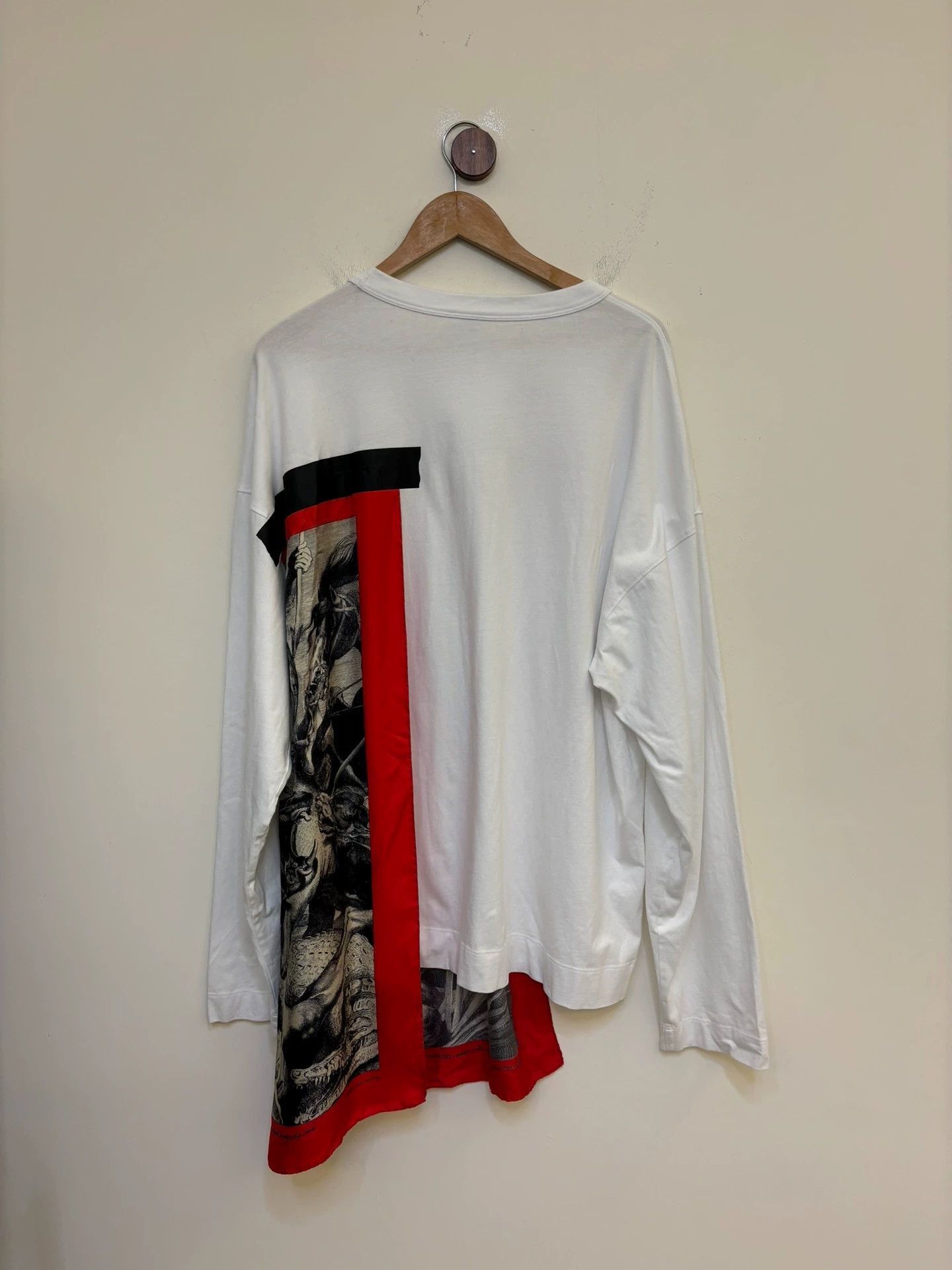 Dries Van Noten Dries Van Noten Dries van noten Silk scarf long sleeve tee Size US L / EU 52-54 / 3 - 8 Thumbnail