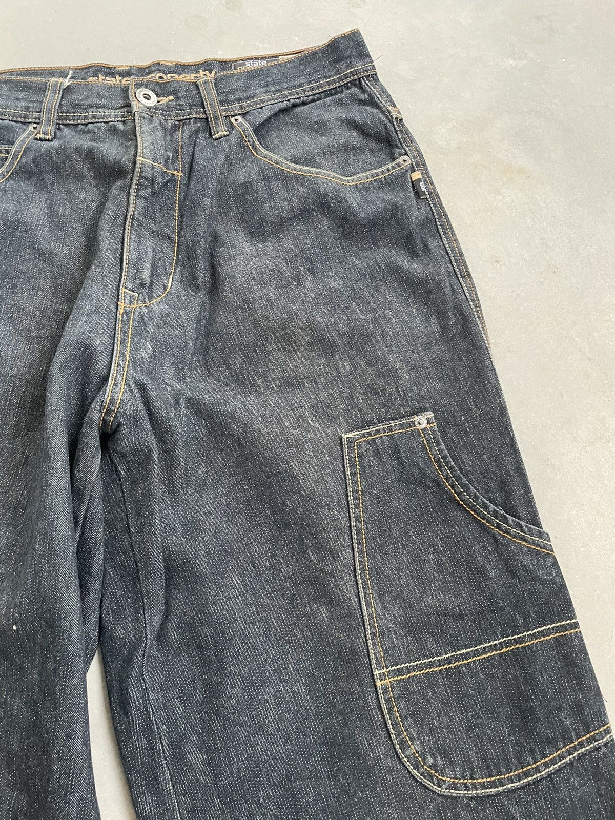 JNCO × Japanese Brand STATE PROPERTY BAGGY CARPENTER PANT Size US 32 / EU 48 - 3 Thumbnail