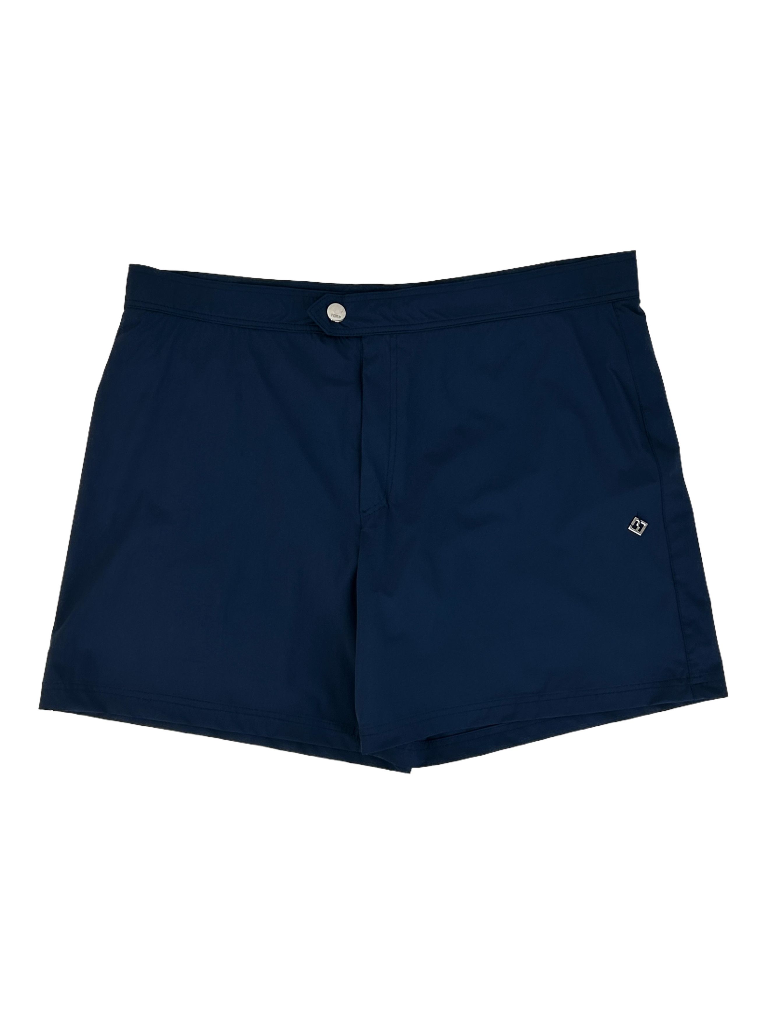 Fendi FENDI BLUE STRETCH NYLON SWIM SHORT Size US 40 / EU 56 - 1 Thumbnail