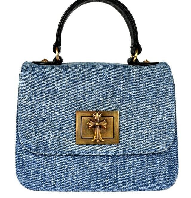 Chrome Hearts Chrome Hearts Grow Up Denim Handbag Size ONE SIZE - 1 Thumbnail