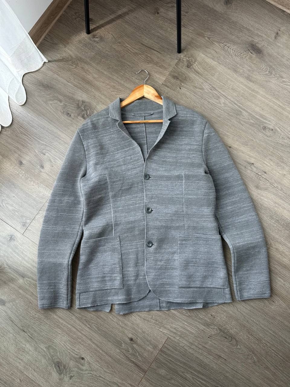 FALKE Vintage FALKE Gray Men Button M Size Blazer Jacket Size 42S - 9 Thumbnail