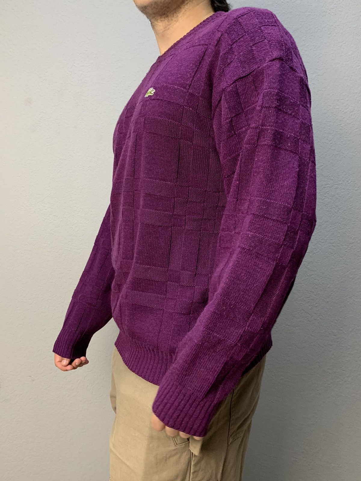 Japanese Brand Vintage Chemise Lacoste Knitwear Wool Sweater Size XL 90s Size US XL / EU 56 / 4 - 10 Thumbnail