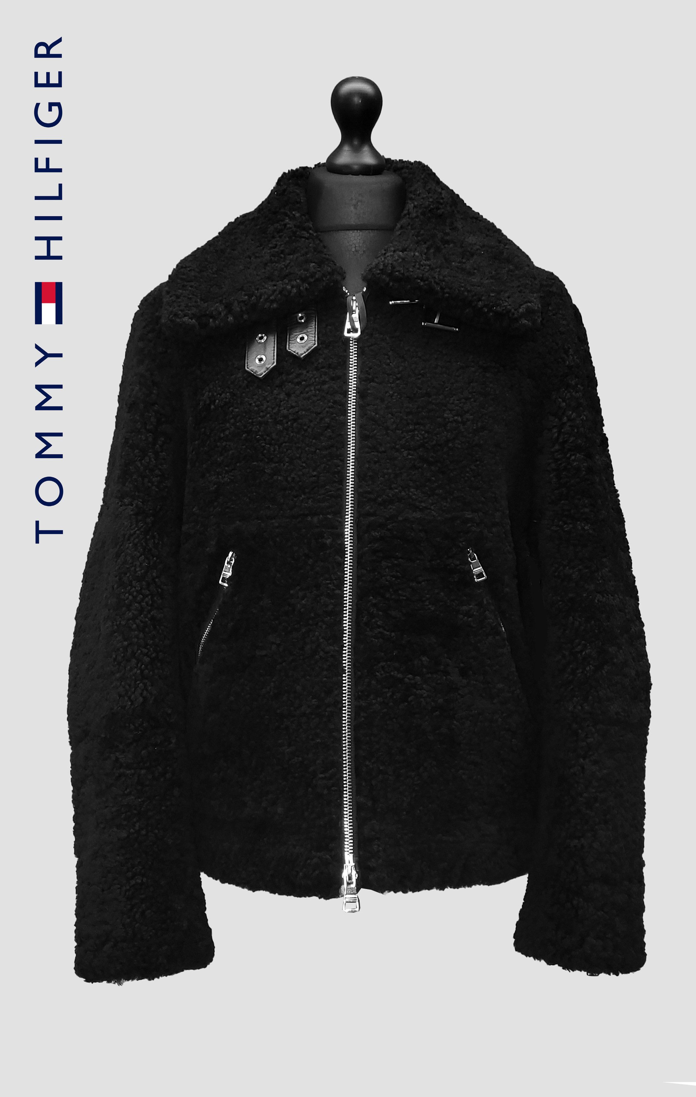 Tommy Hilfiger TOMMY HILFIGER _ AVIATOR _ ELEVATED SHEARLING JACKET _ LAMB Size US L / EU 52-54 / 3 - 1 Thumbnail