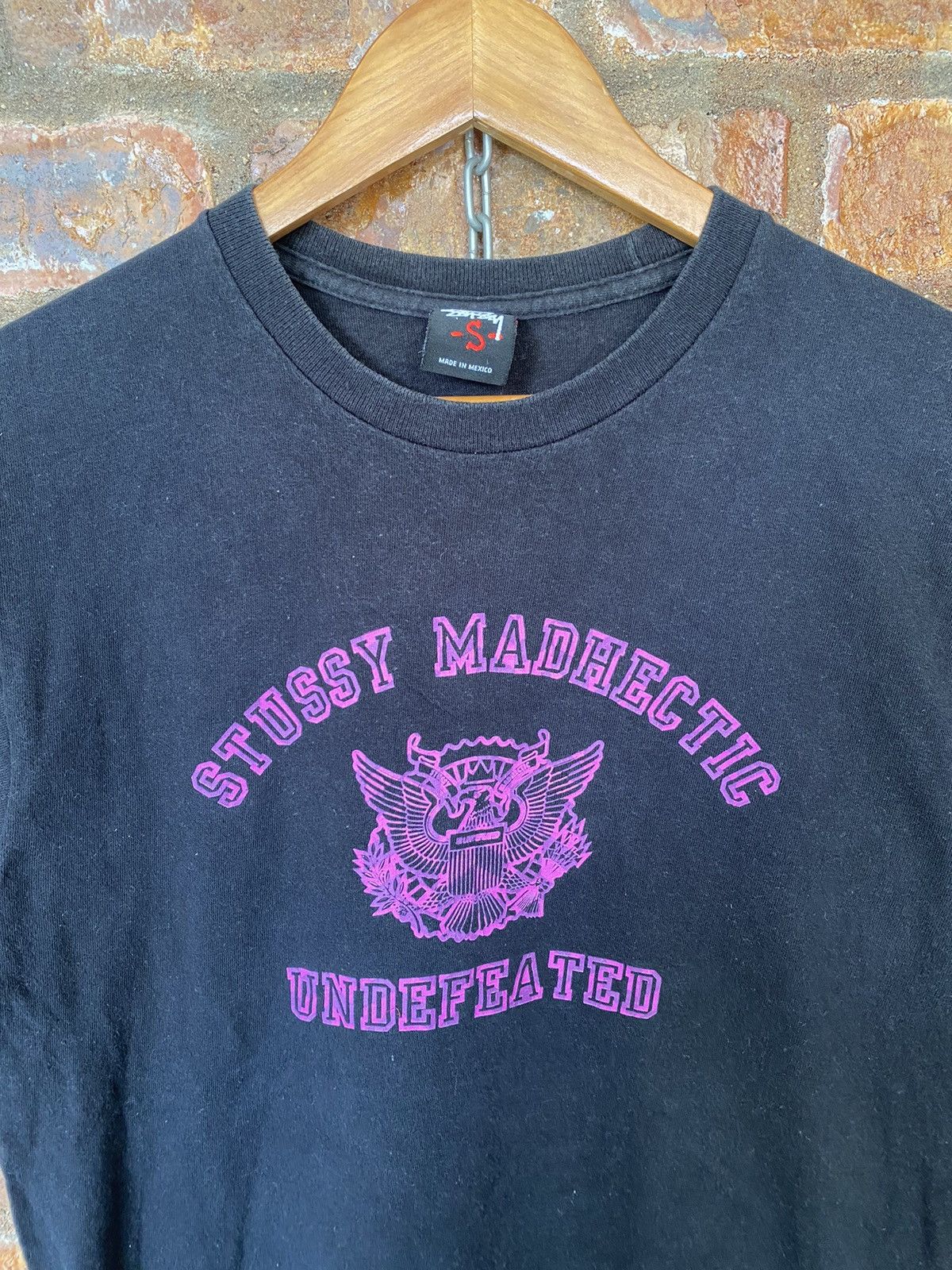 Stussy Vtg Stussy X Mad Hectic X undefeated Camo logo tee Size US S / EU 44-46 / 1 - 3 Thumbnail