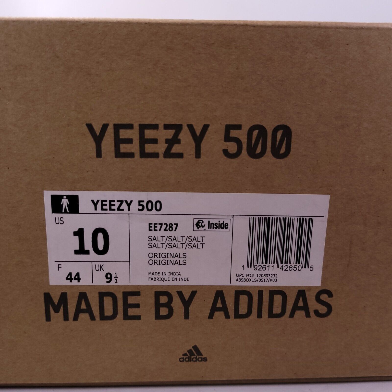 Adidas Adidas Yeezy 500 Lace Up Shoe Mens Size 10 EE7287 Beige Size US 10 / EU 43 - 9 Thumbnail