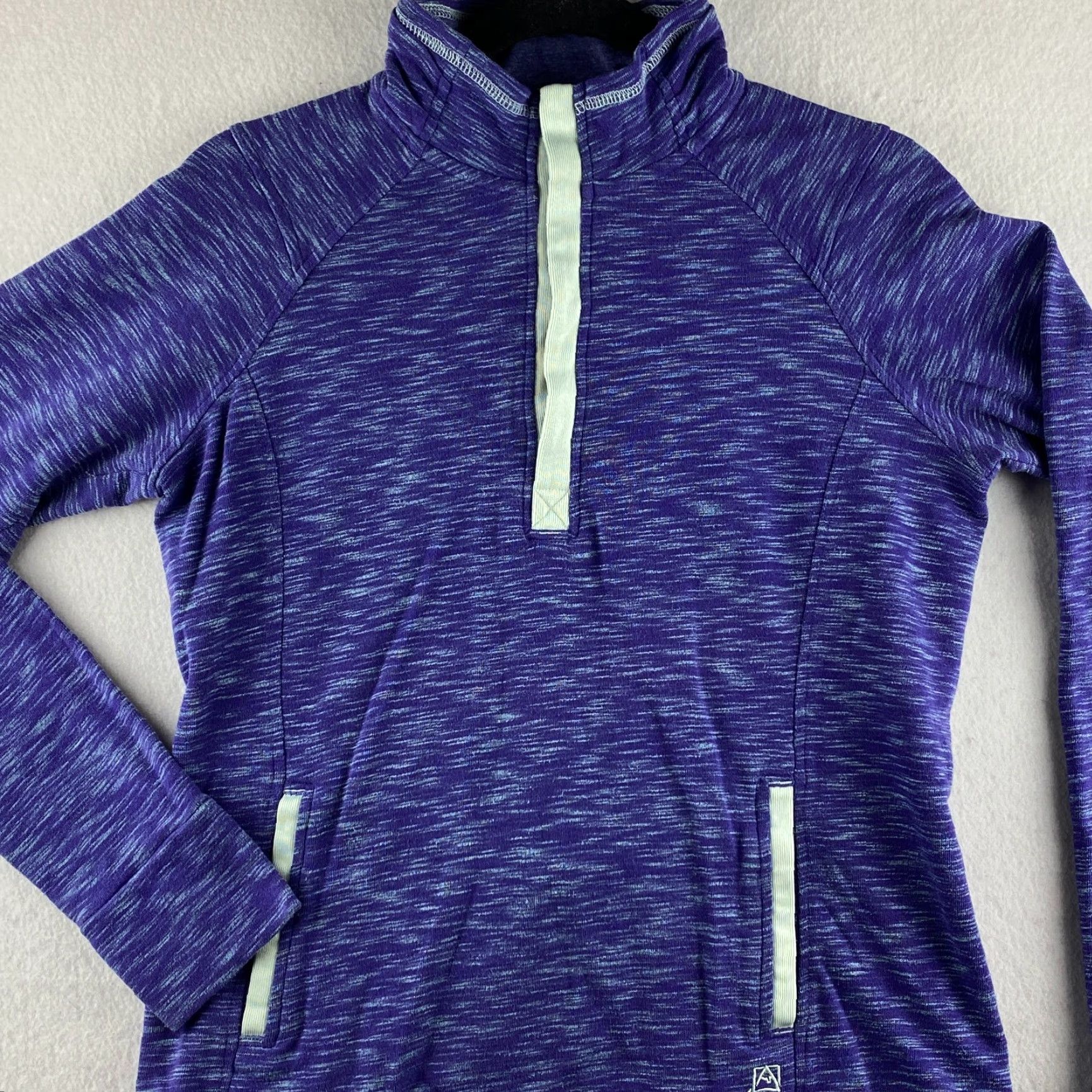 Avalanche Avalanche Sweater Womens Medium Long Sleeve 1/4 Button Pockets Blue Outdoor Size M / US 6-8 / IT 42-44 - 2 Thumbnail