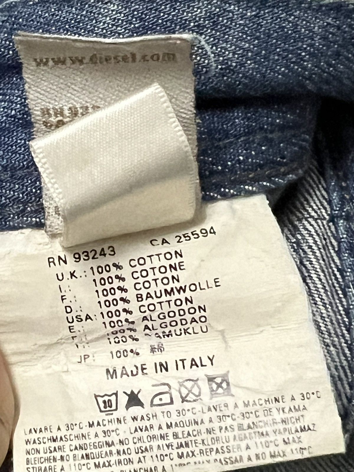 Diesel DIESEL VIKER DRAGON VINTAGE DISTRESSED JEANS LIMITED Size US 32 / EU 48 - 12 Thumbnail