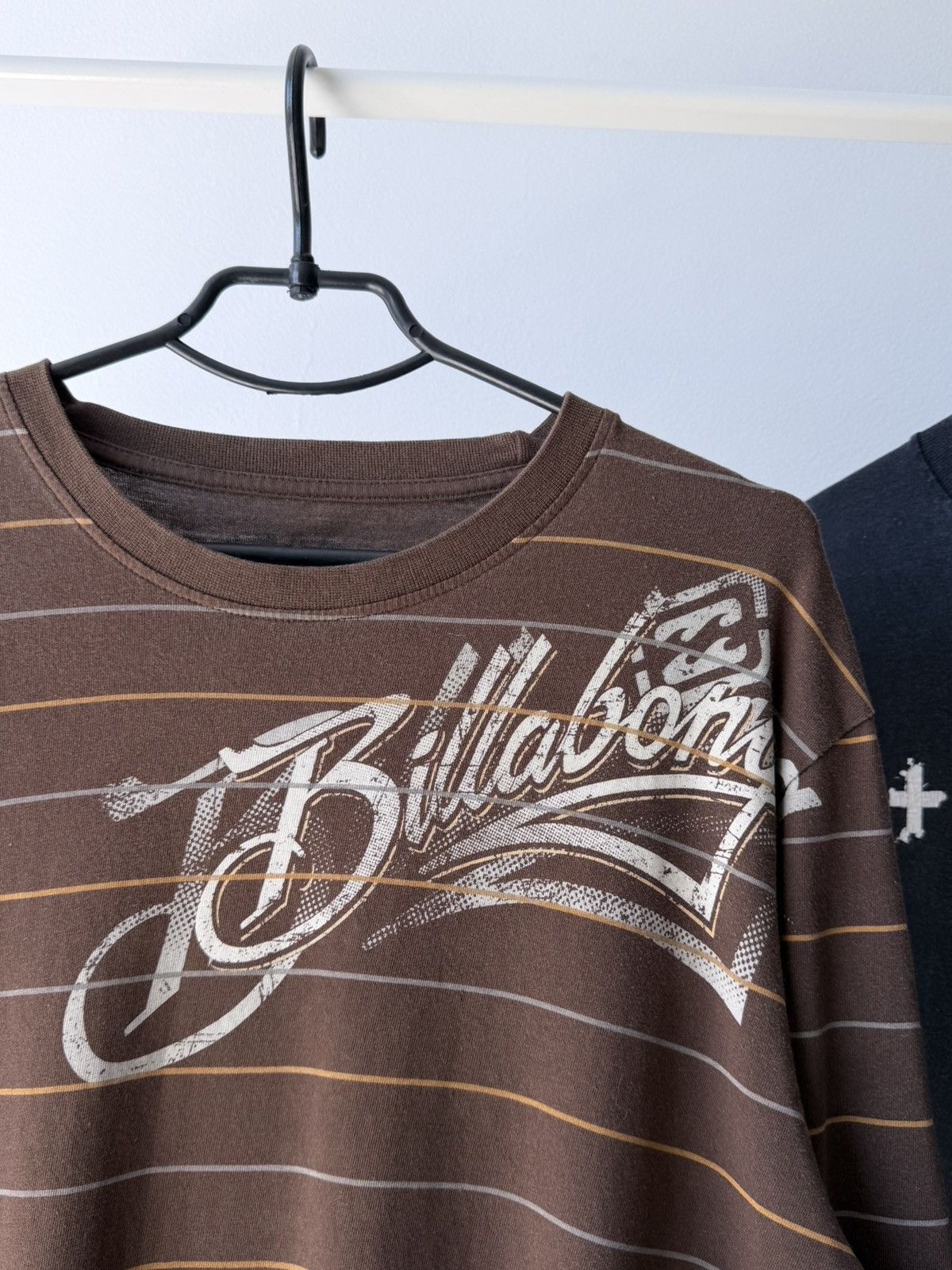 Billabong Vintage Y2K 2000s Billabong Striped Long Sleeve Shirt Size US L / EU 52-54 / 3 - 2 Thumbnail