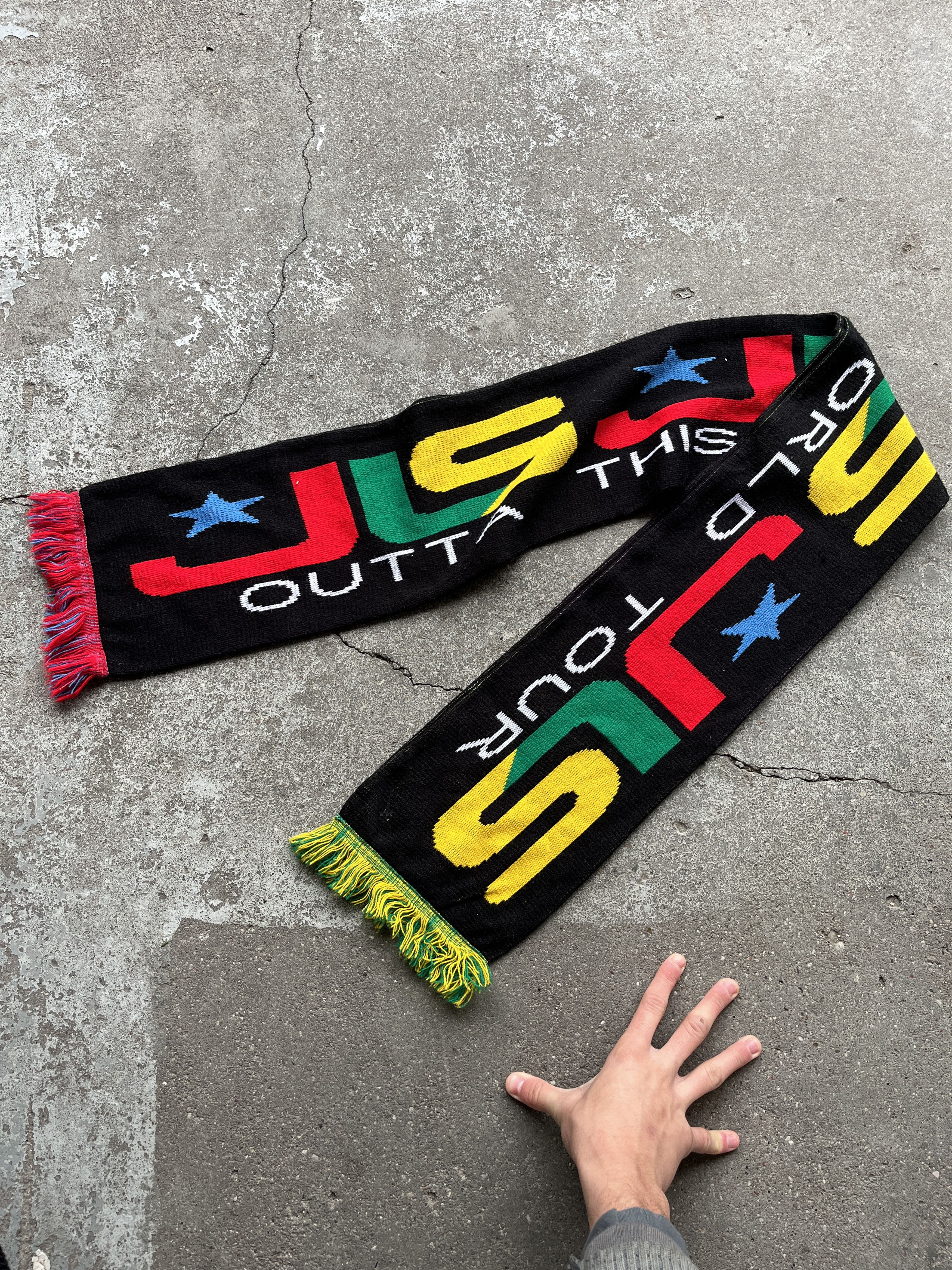 Other scarf jls outta this tour grunge rasta bob marley vibes Size ONE SIZE - 2 Thumbnail