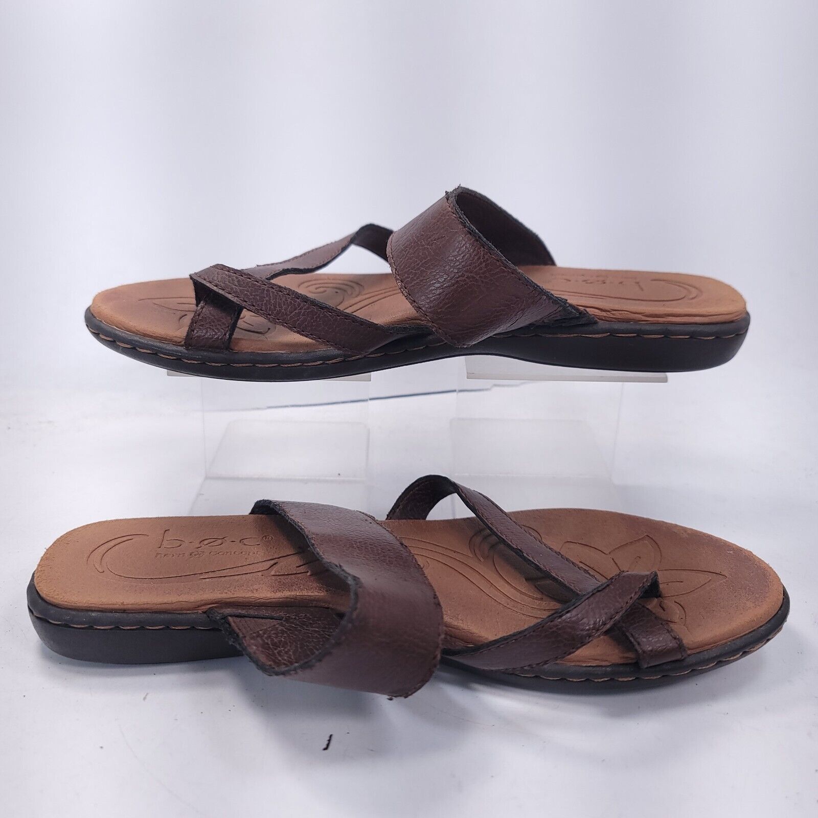 Born Born boc Leather Thong Sandal Womens Size 8 C54206 Brown Size US 8 / IT 38 - 6 Thumbnail