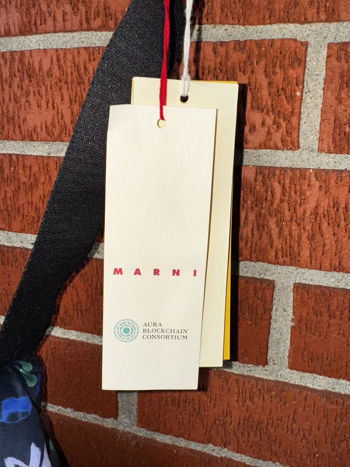 Marni Marni large belt bag pouch MUMP0007U4 00B8 ink NWT Size ONE SIZE - 10 Thumbnail