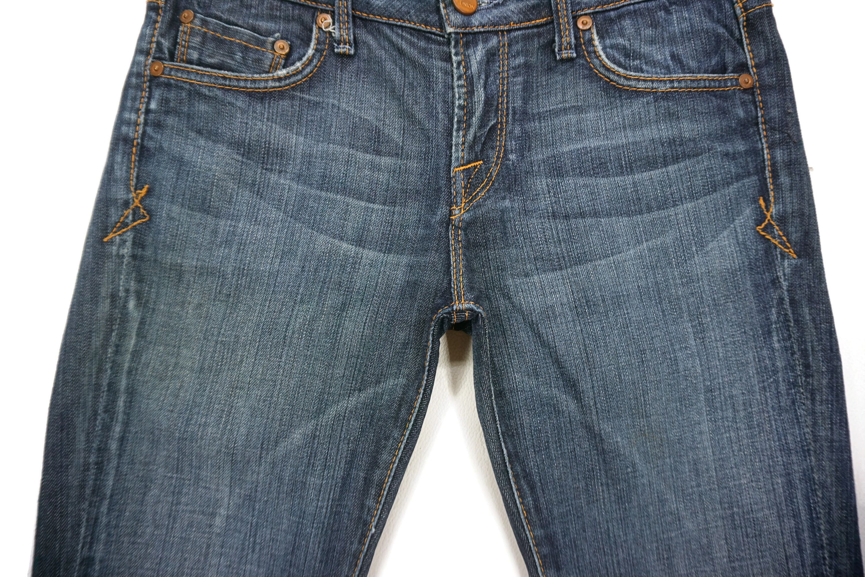 Union LA Vintage UNION Jeans W30xL30 Low-Rise Bootcut Flared Denim Size 26" / US 2 / IT 38 - 5 Thumbnail