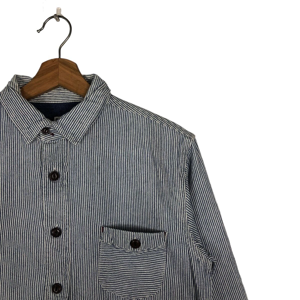Japanese Brand 🔥90’s HIKORY CHORE JACKET READYNOF WORK INSPIRE KAPITAL Size US M / EU 48-50 / 2 - 6 Thumbnail